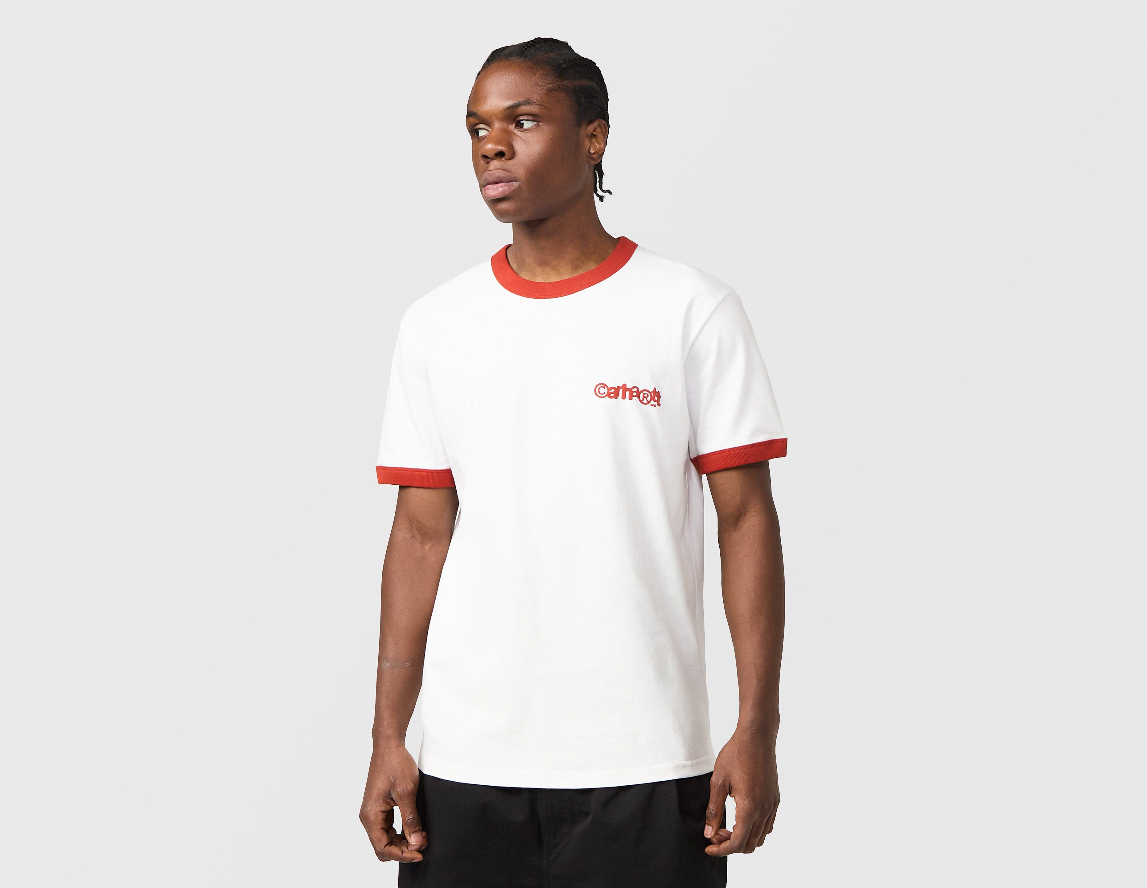 Carhartt WIP Ringer T-Shirt, wit