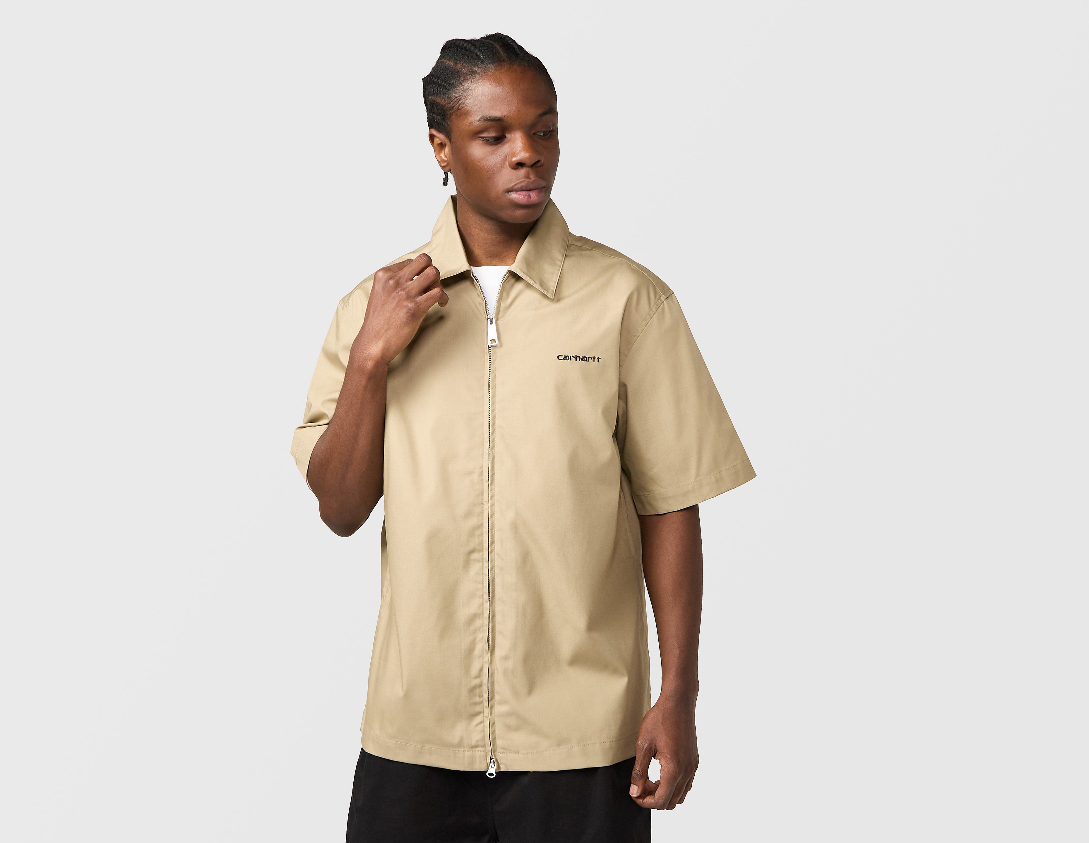 Carhartt WIP Postal Zip Shirt, beige