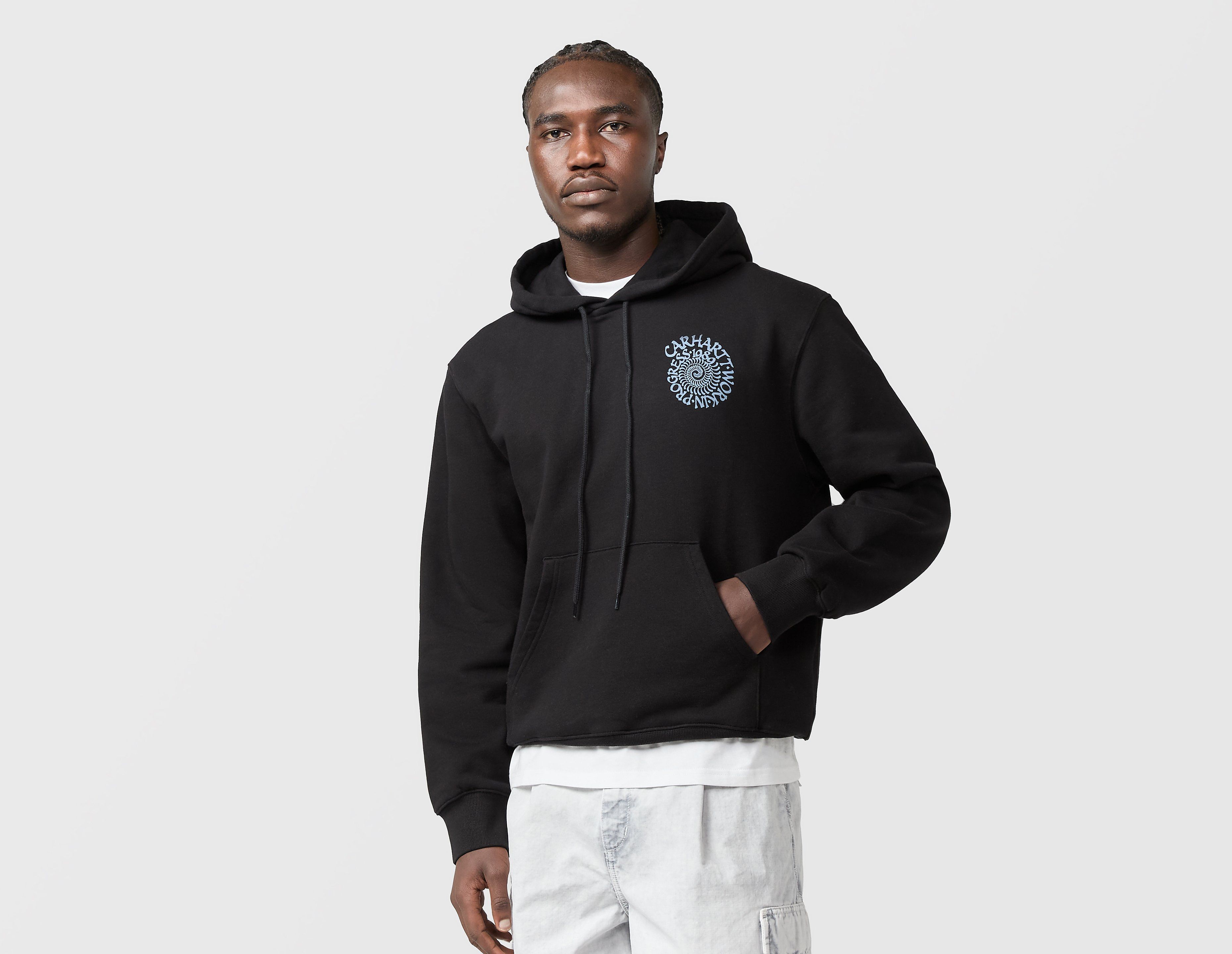 Carhartt WIP Spiral Hoodie, zwart