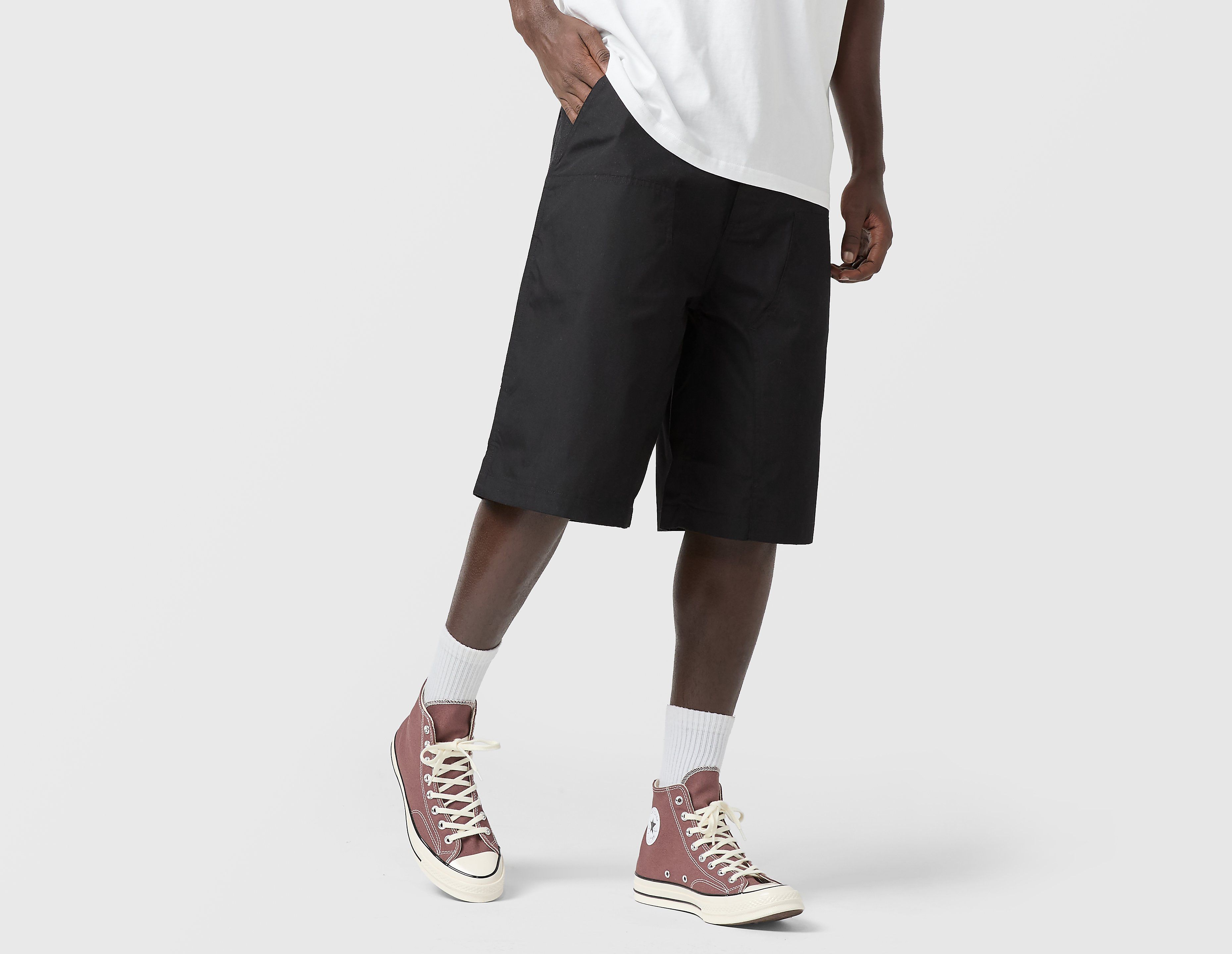 Carhartt WIP Postal Double Knee Shorts, zwart