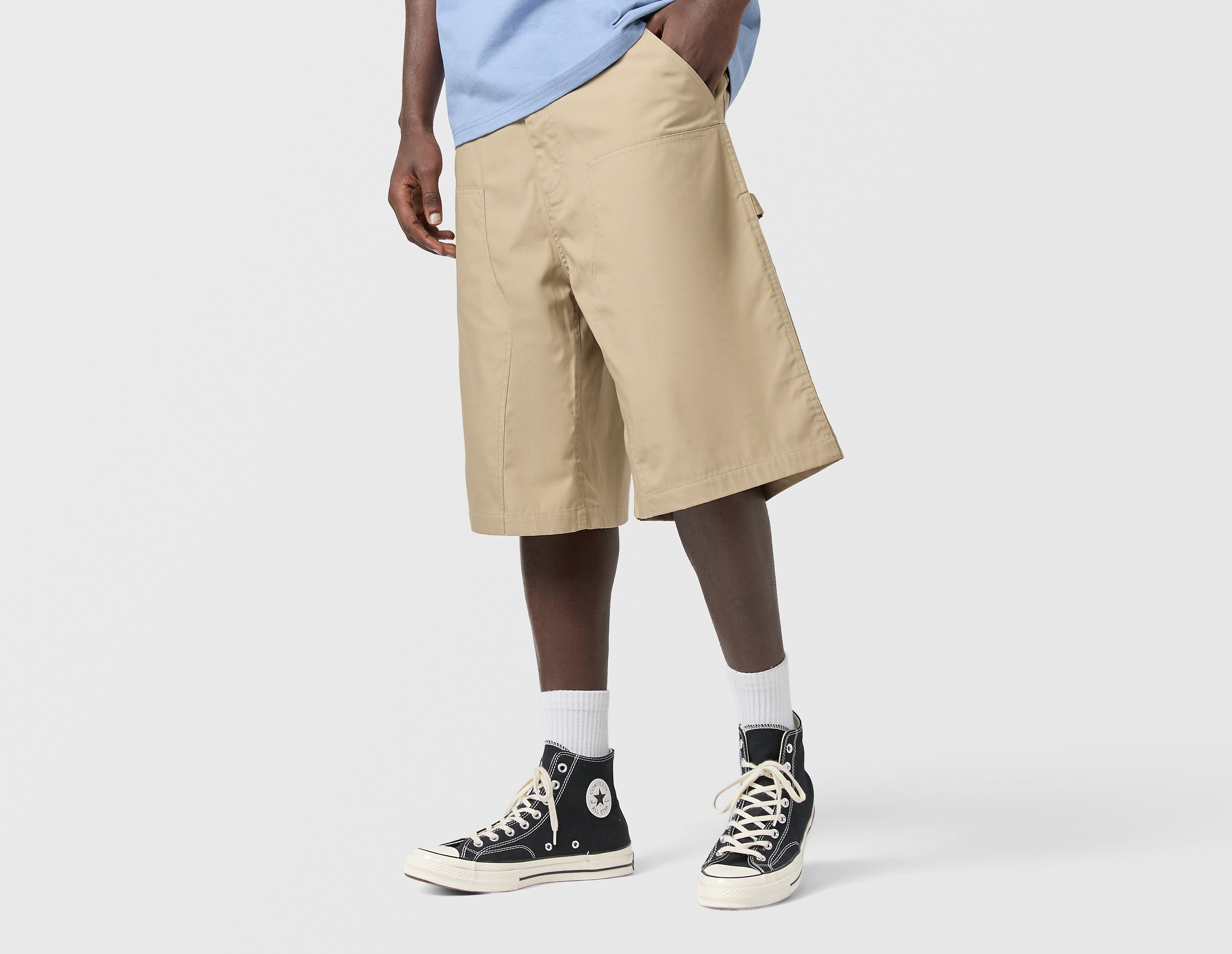 Carhartt WIP Postal Double Knee Shorts, beige