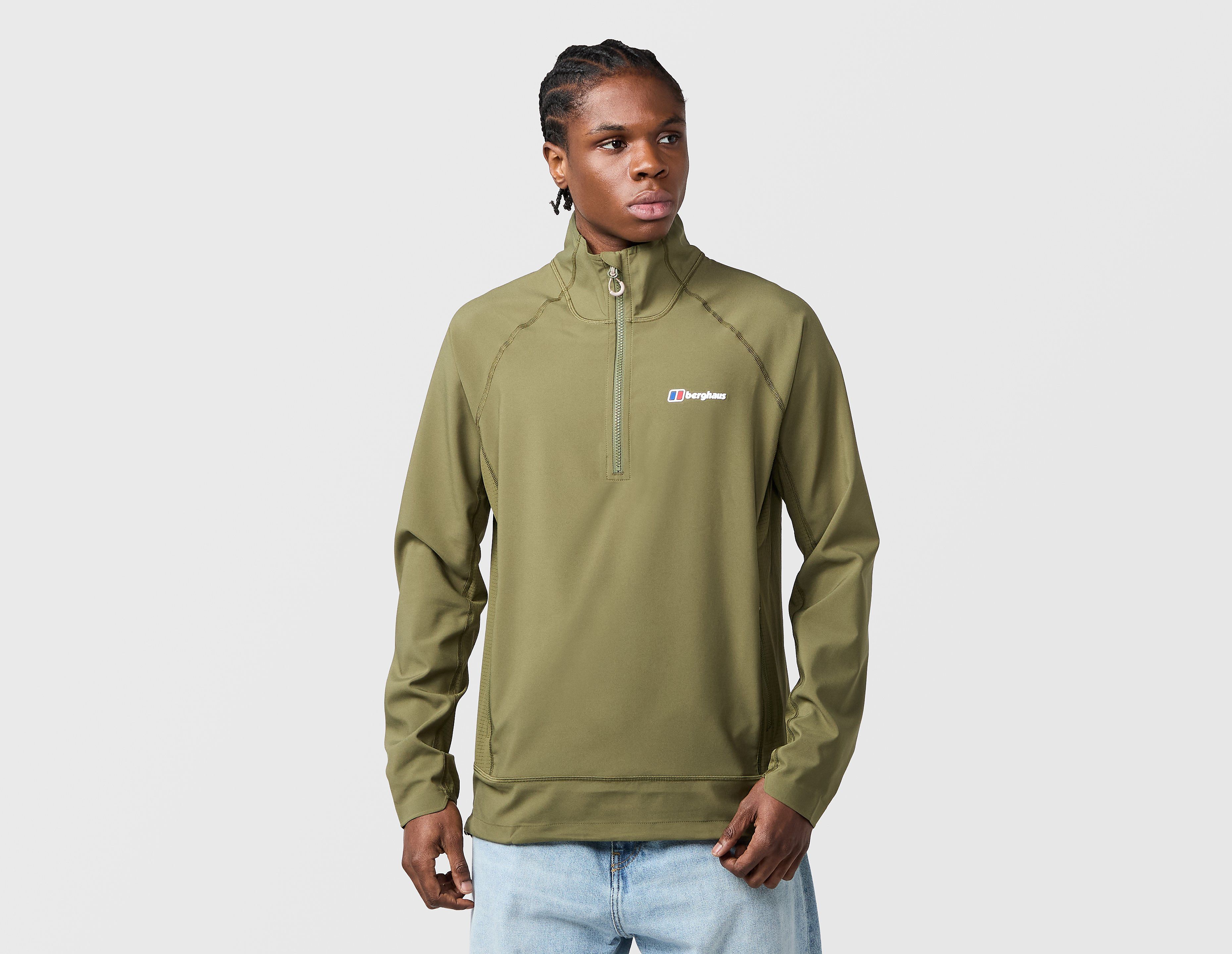 Berghaus Wavertree 1/2 Zip Sweatshirt, verde