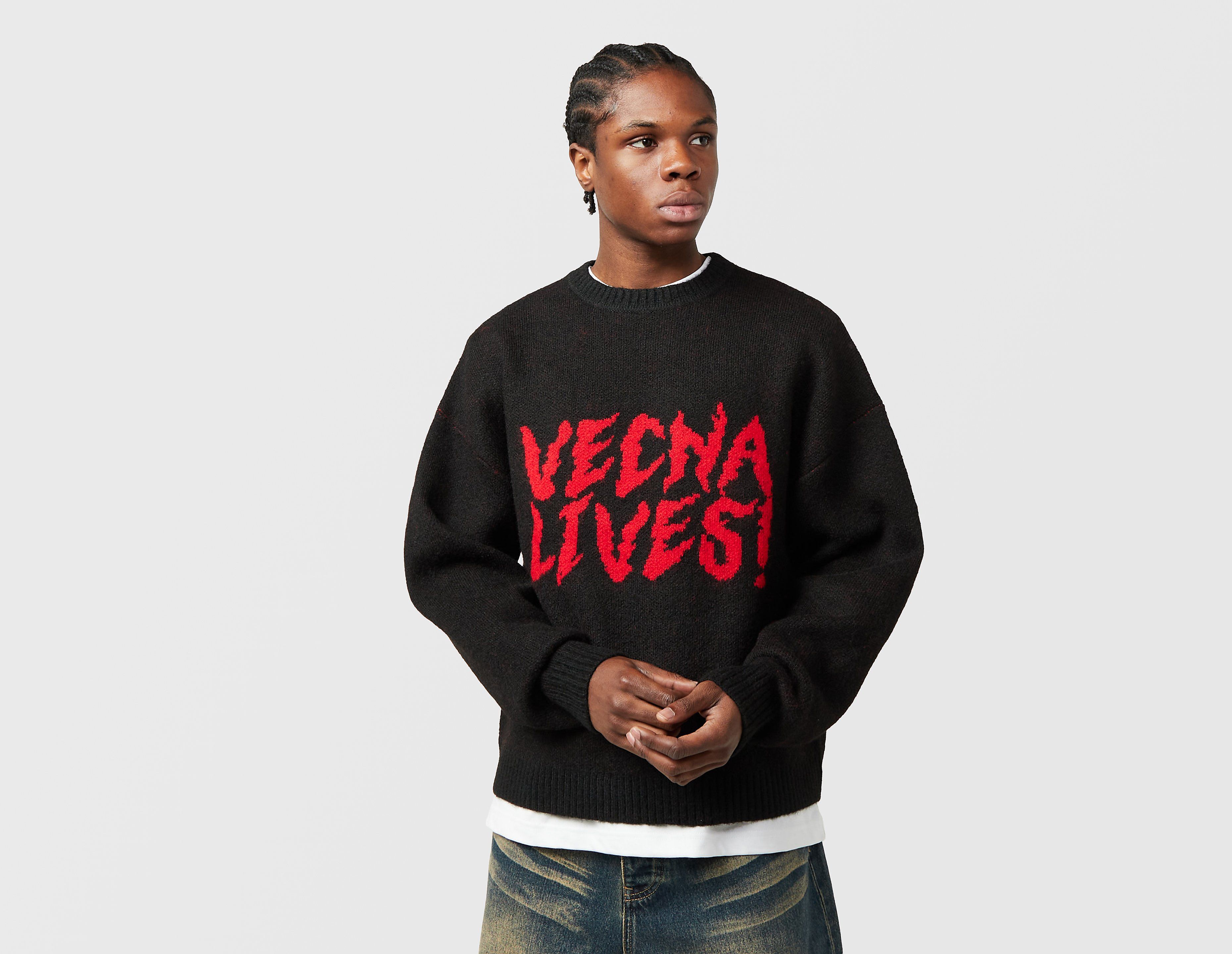Home Grown x Stranger Things Vecna Lives Knit, negro