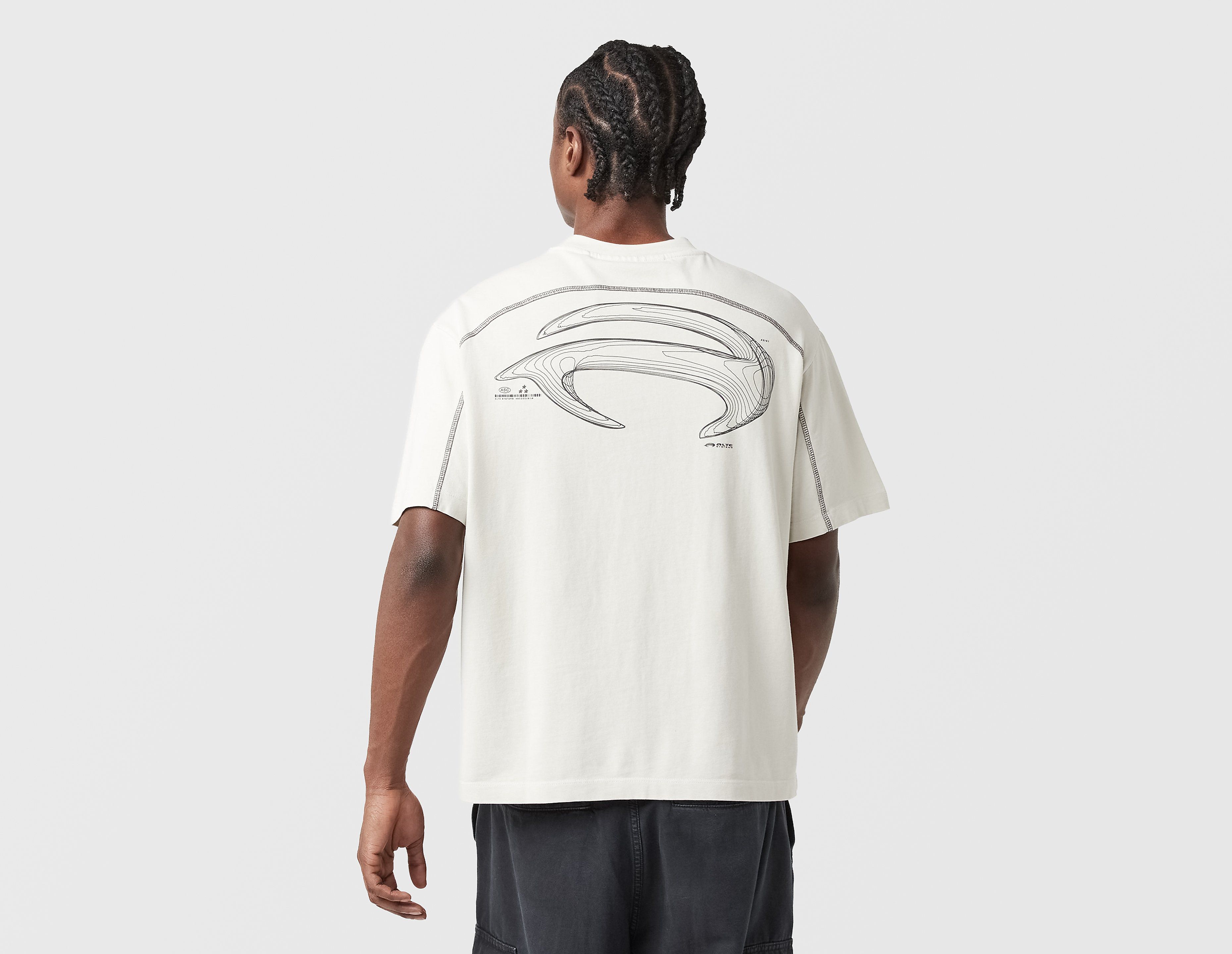 Alte Systems Wire T-Shirt, blanco