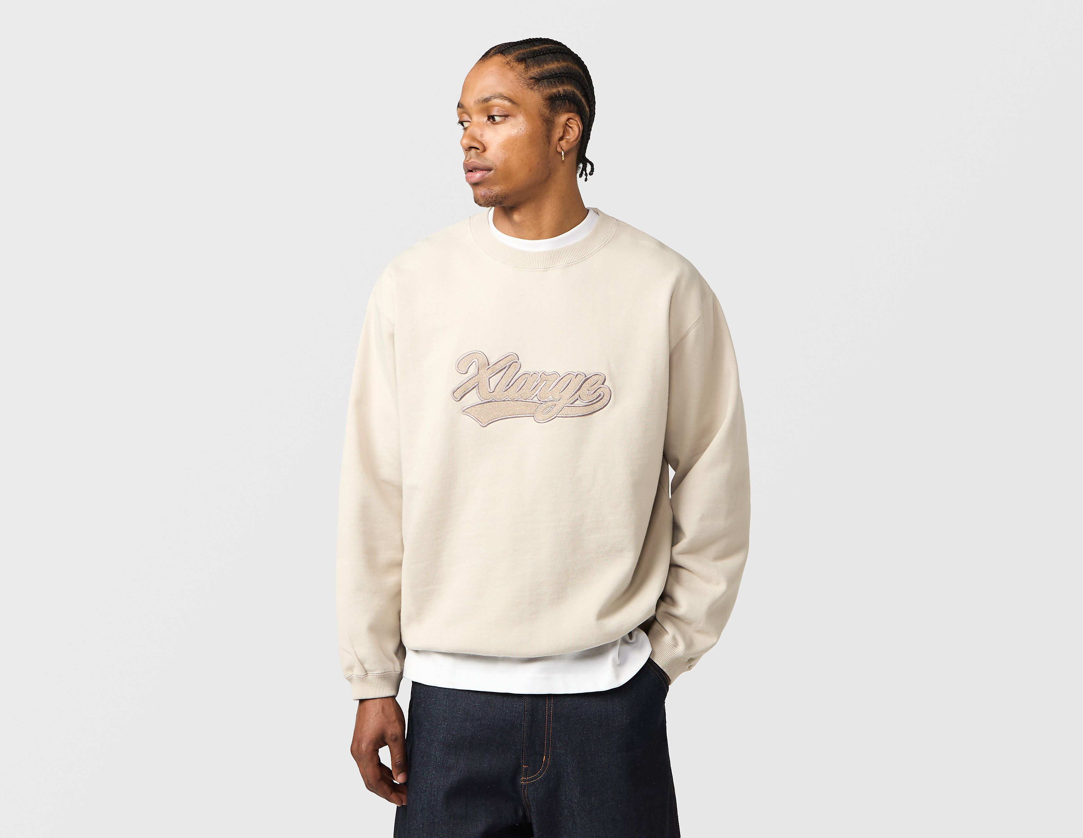 XLARGE Varsity Sweatshirt, beige