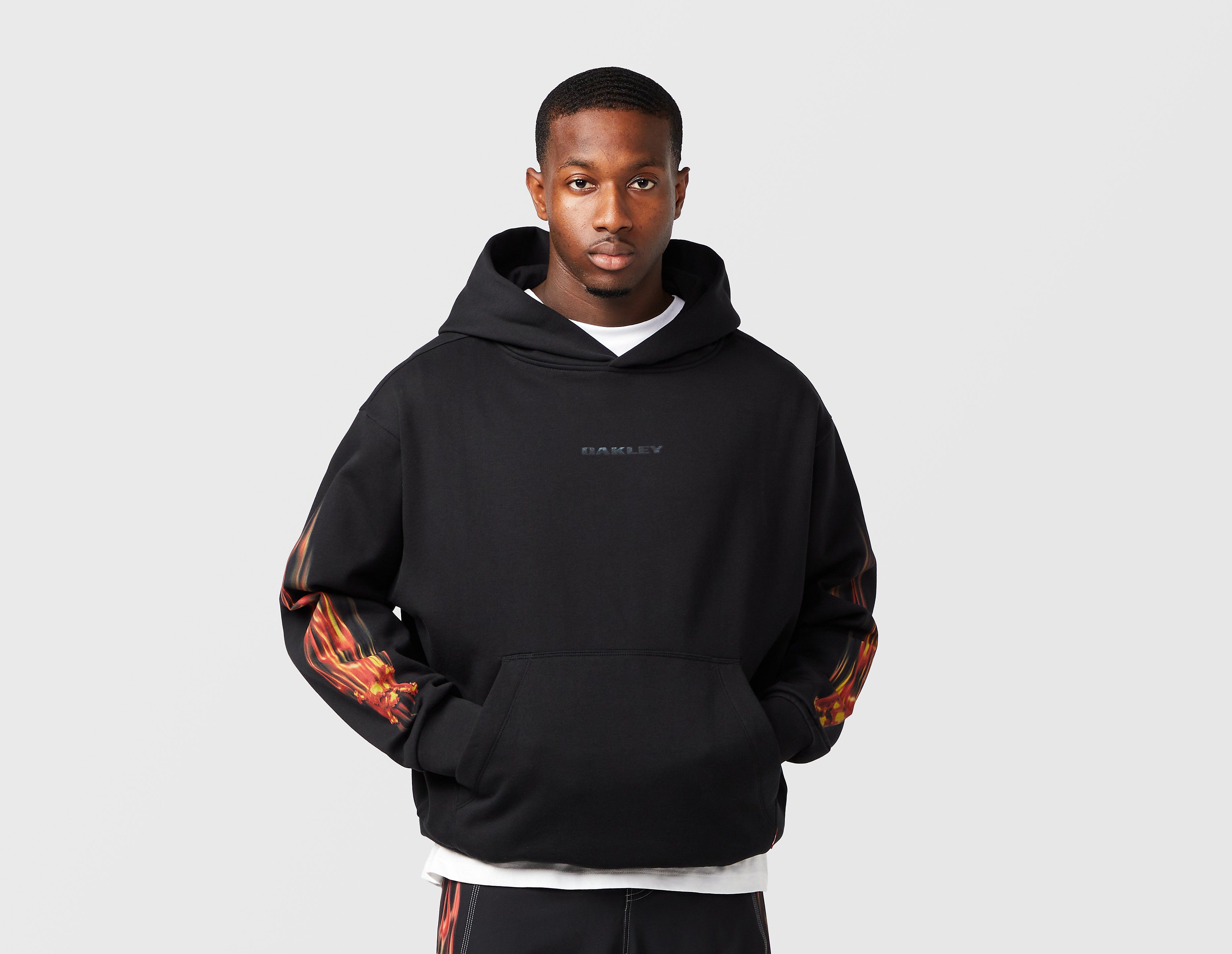 Oakley Heritage Flame Hoodie, zwart