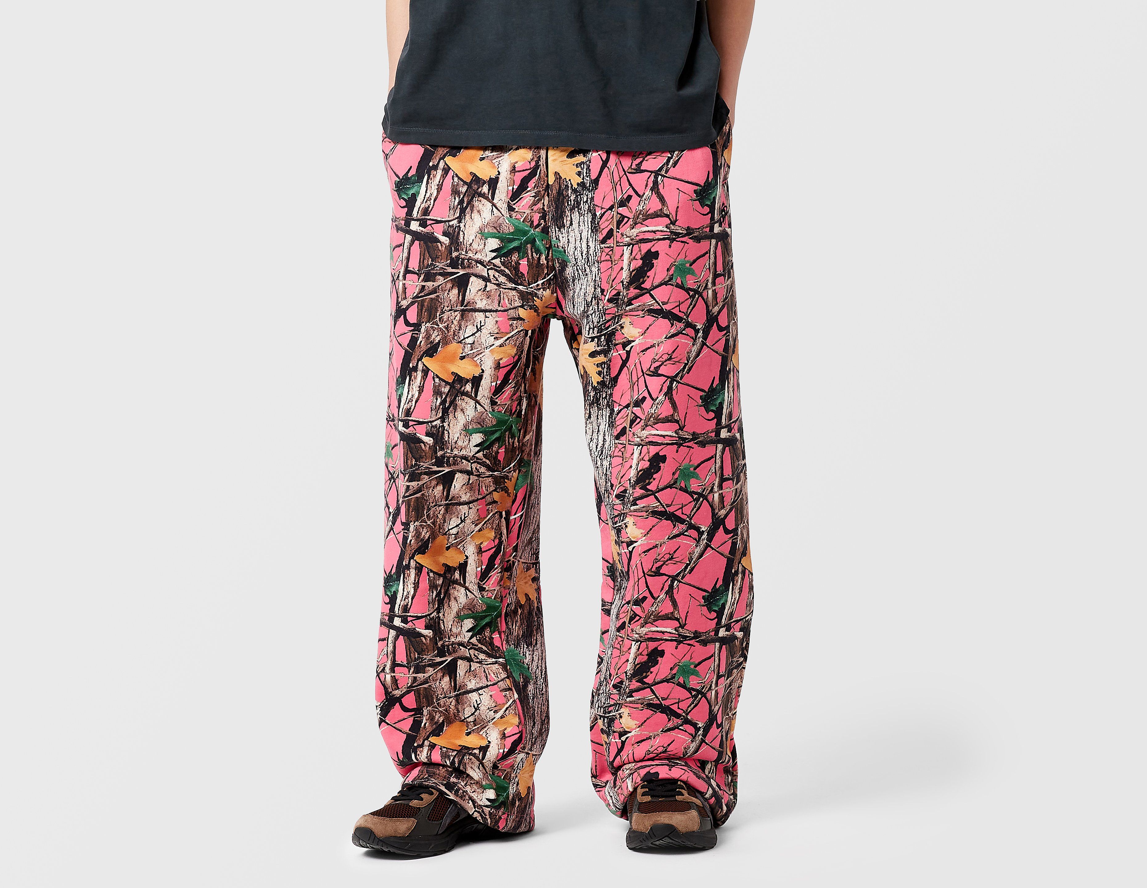 Home Grown Brutal Tree Camo Open Hem Joggers, rosa