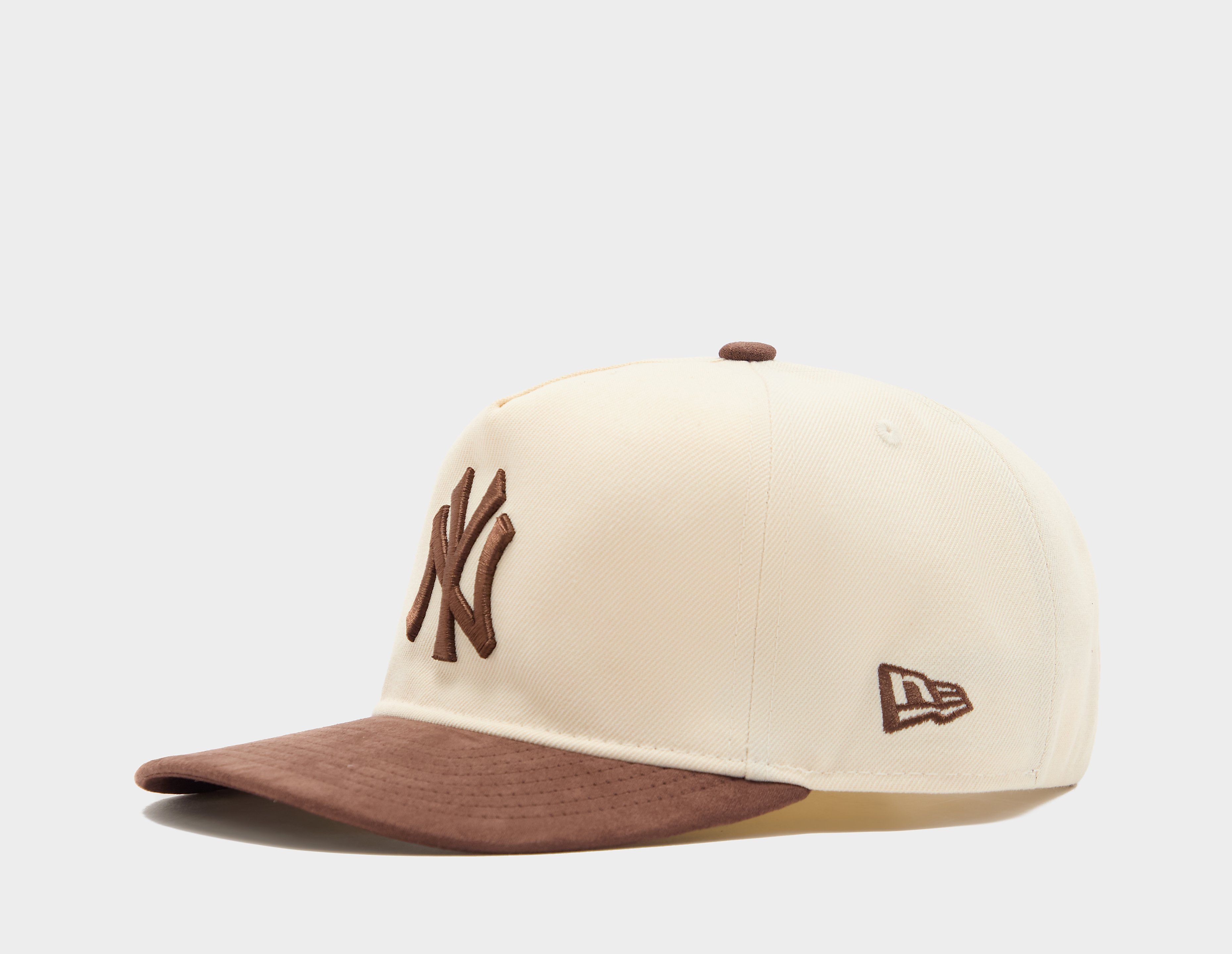 New Era New York Yankees Suede Visor 9FIFTY A-Frame Cap, beige