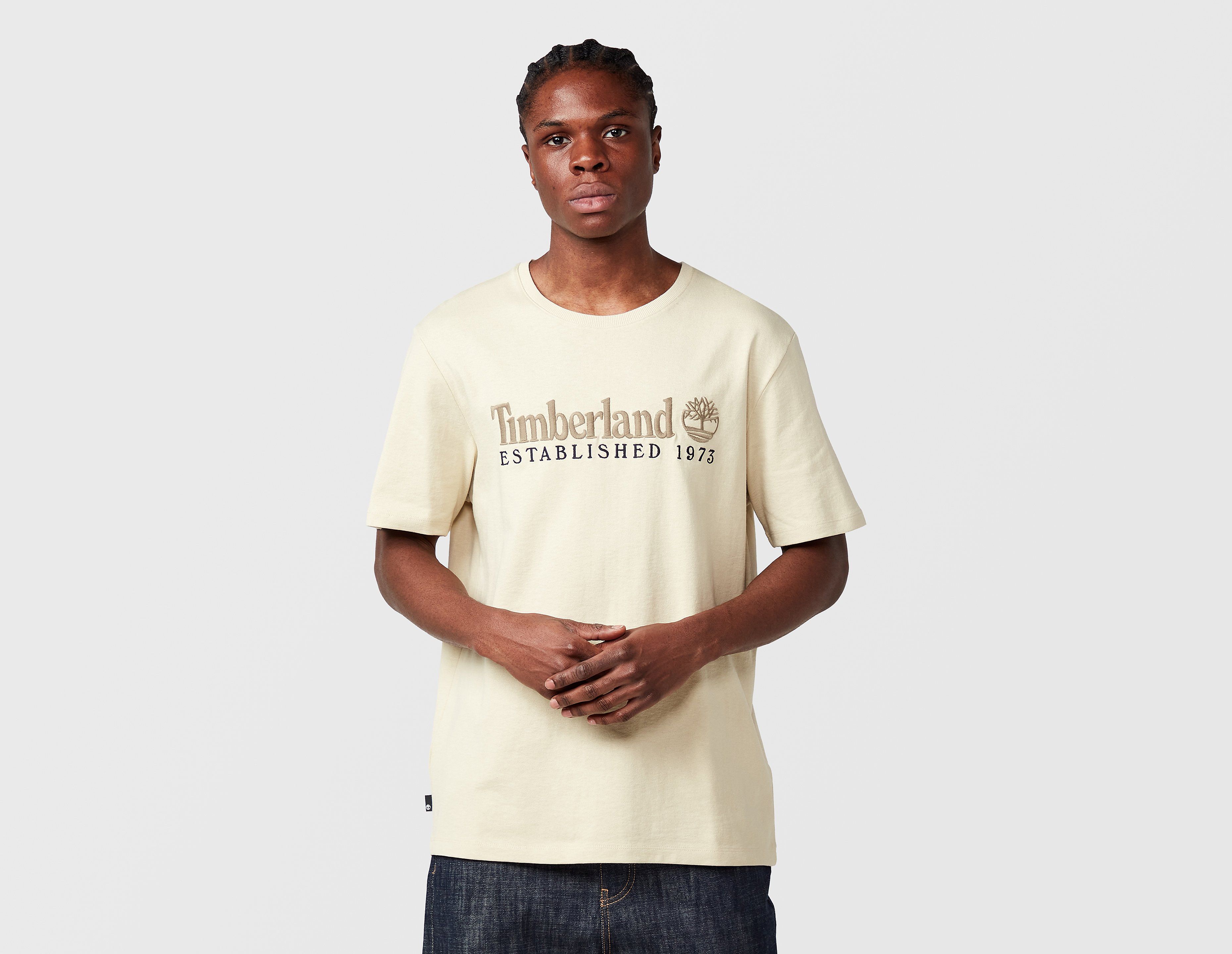 Timberland Embroidery Logo T-Shirt, beige