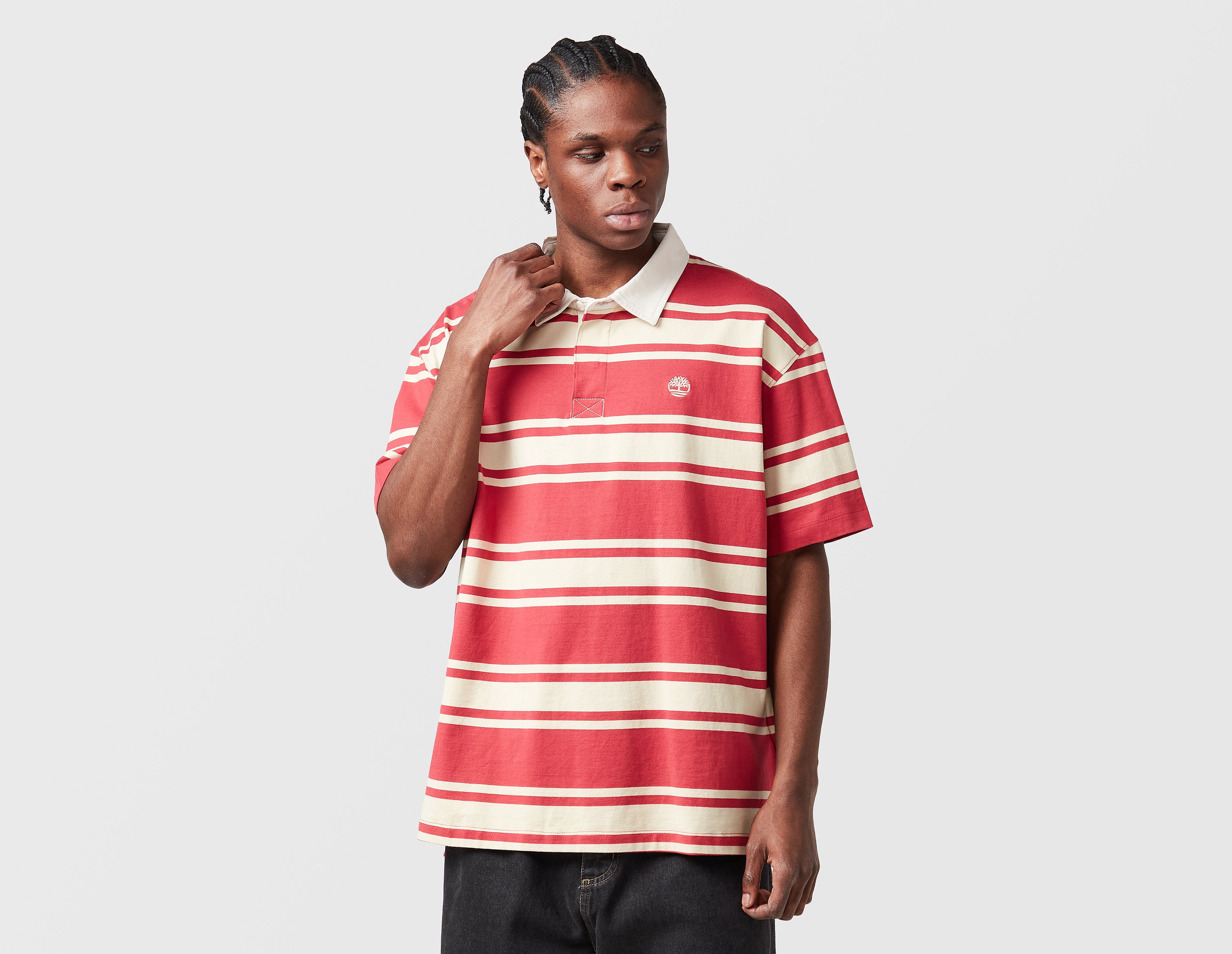 Timberland Short Sleeve Rugby Polo, rojo
