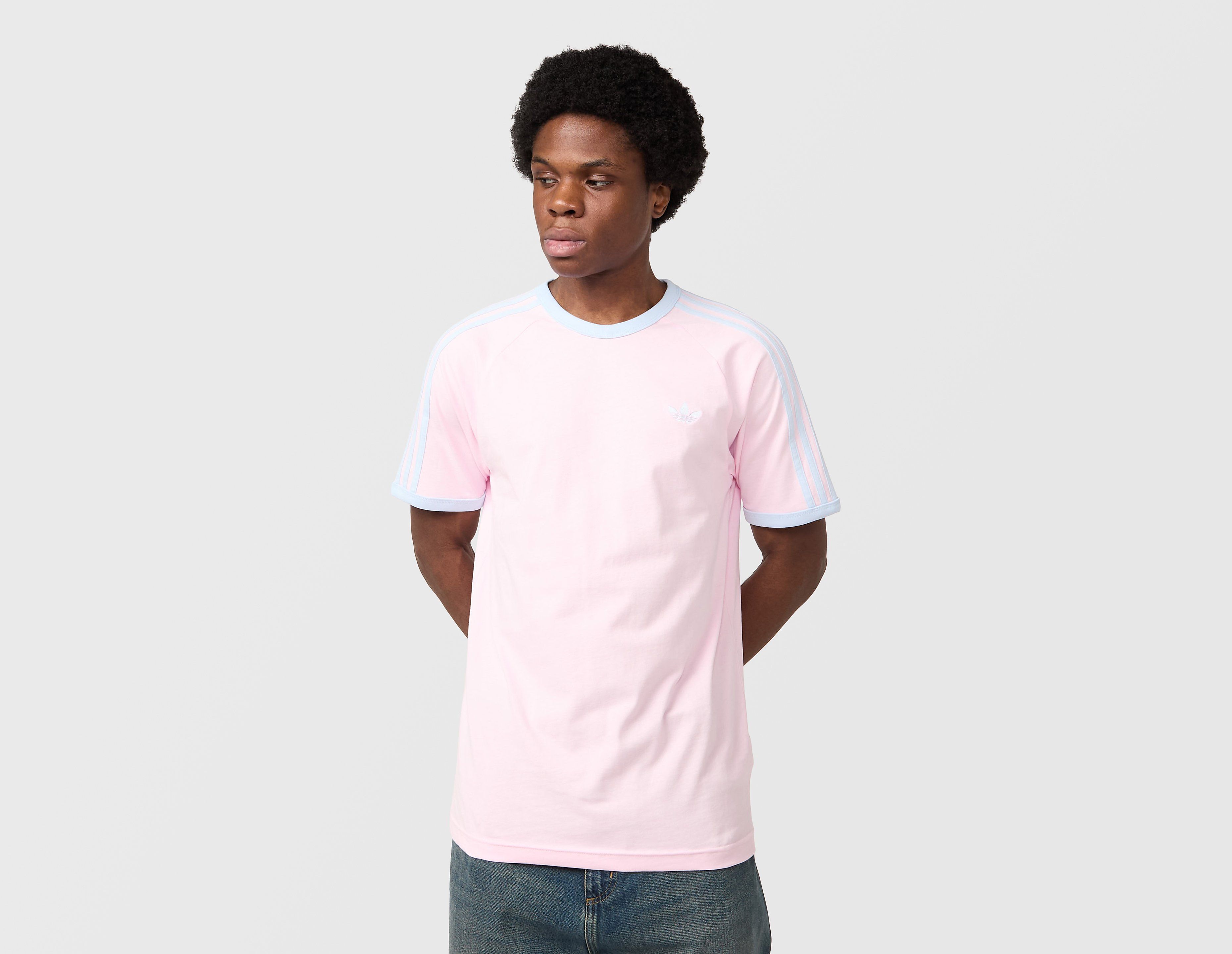 adidas Originals 3-Stripes T-Shirt - size? exclusive, rosa