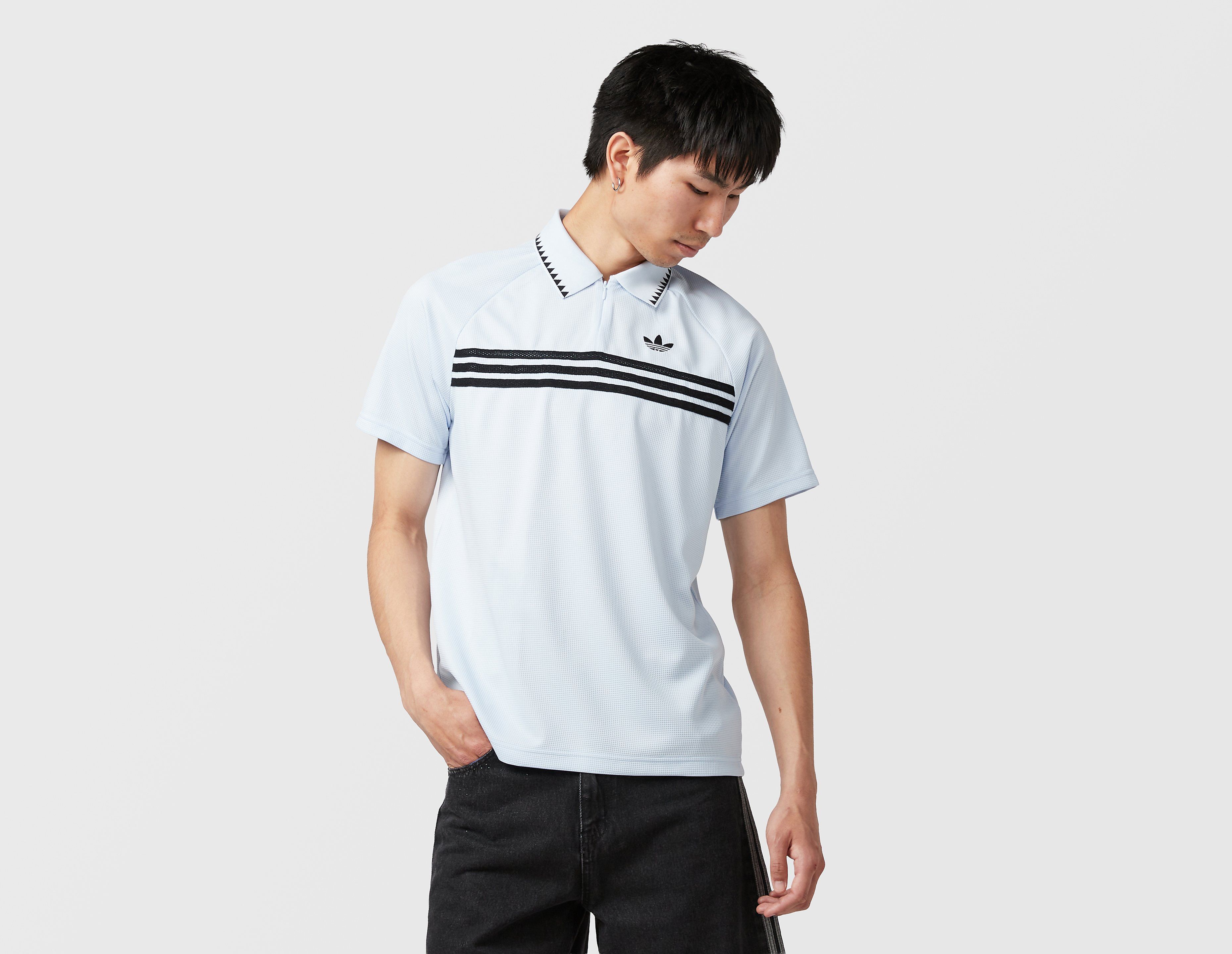adidas Originals 3 Stripe Polo Shirt, azul