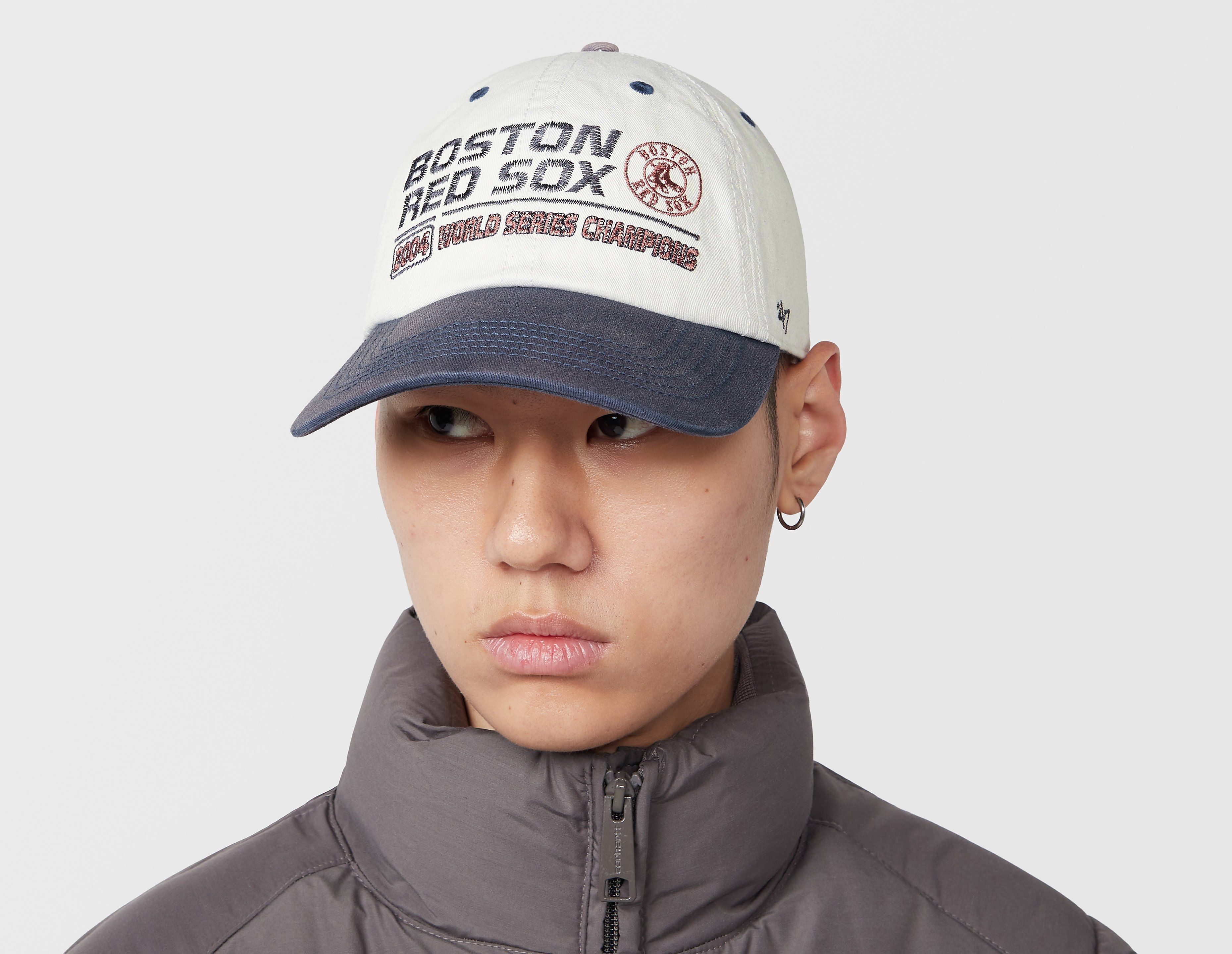 47+Brand+Boston+Red+Sox+2004+World+Series+Clean+Up+Cap,+blanc