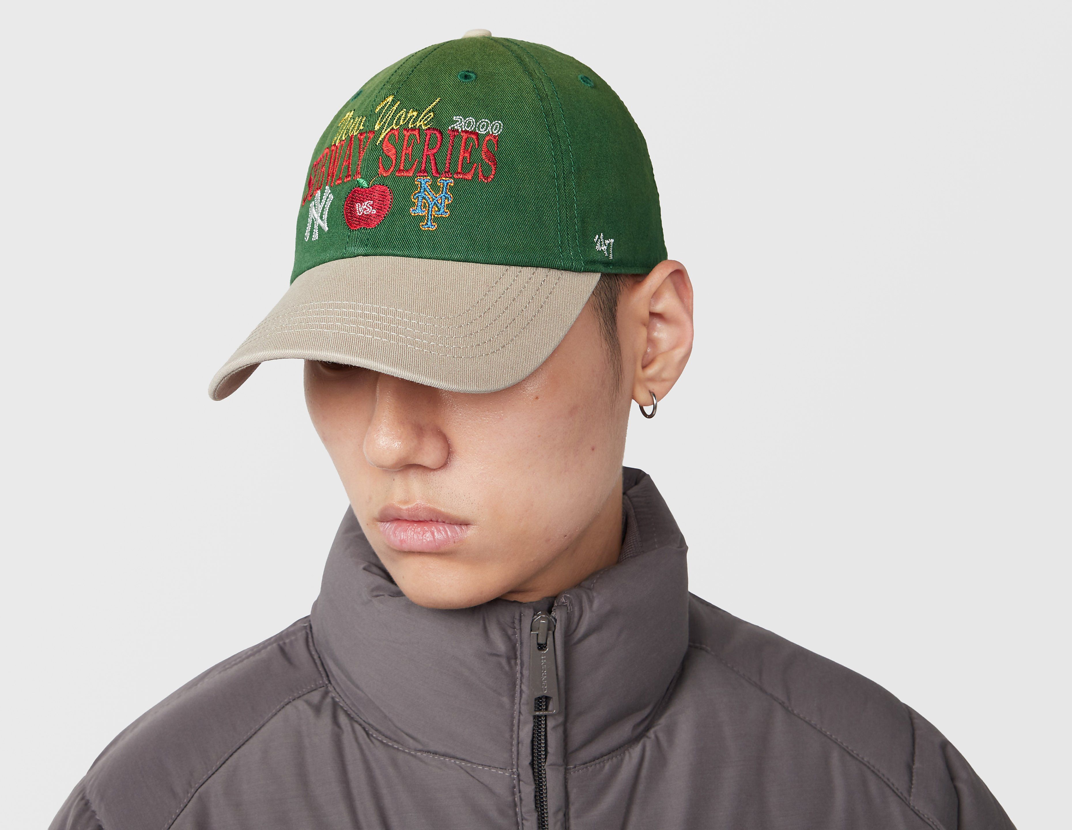 47 Brand New York Subway Series Clean Up Cap, verde