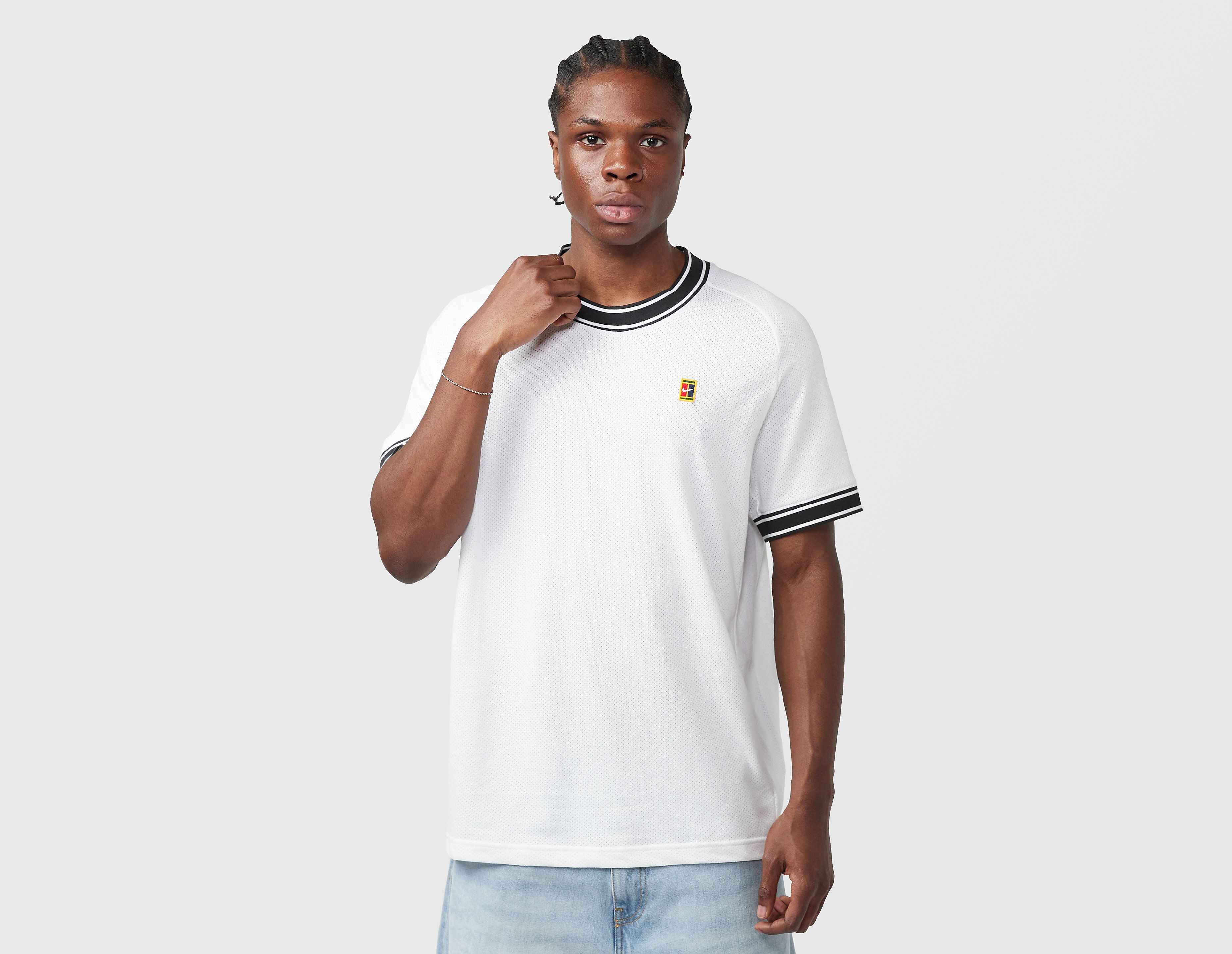 Nike Court Ringer T-Shirt, wit