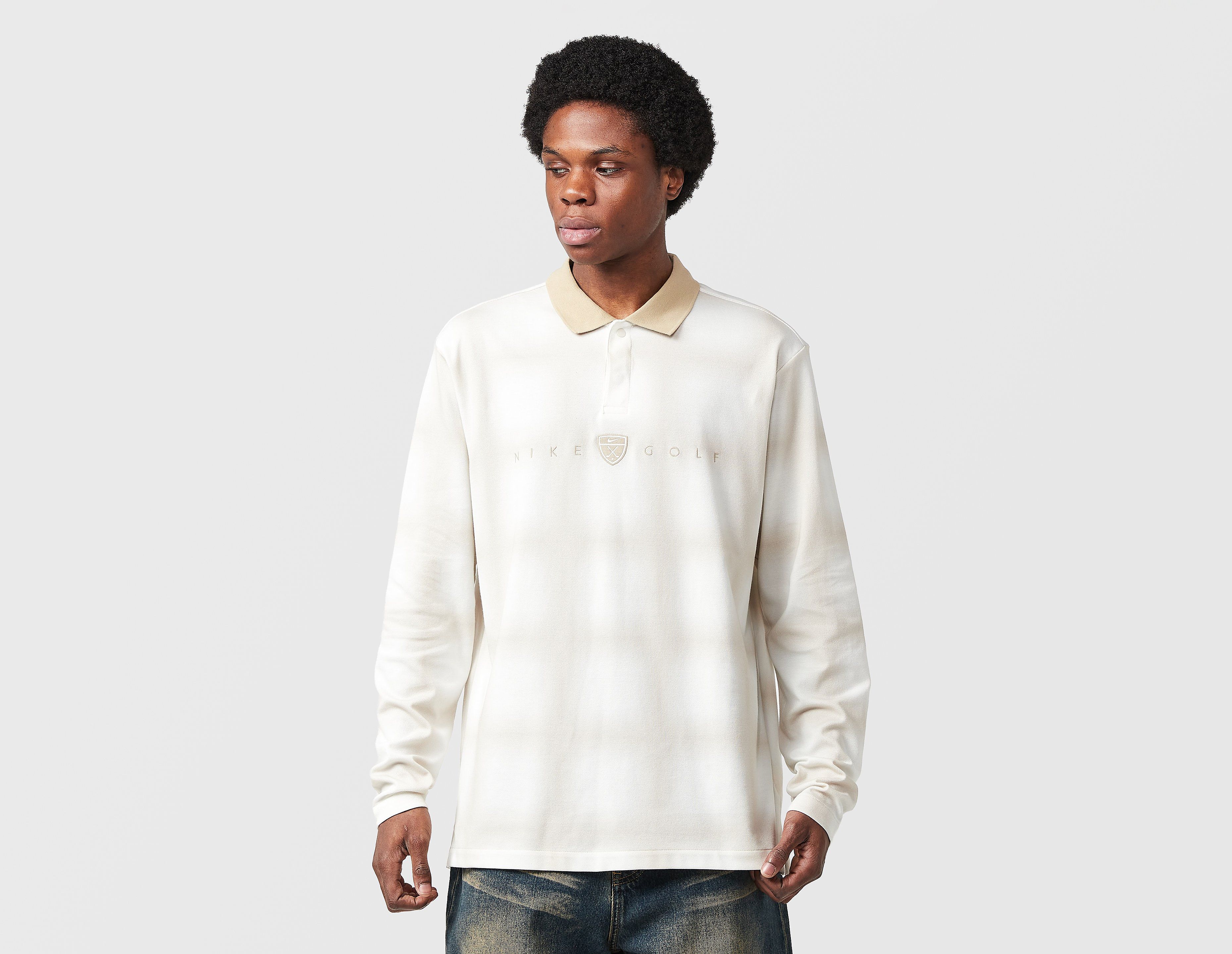 Nike Golf Fairway Fresh Long Sleeve Polo, blanco