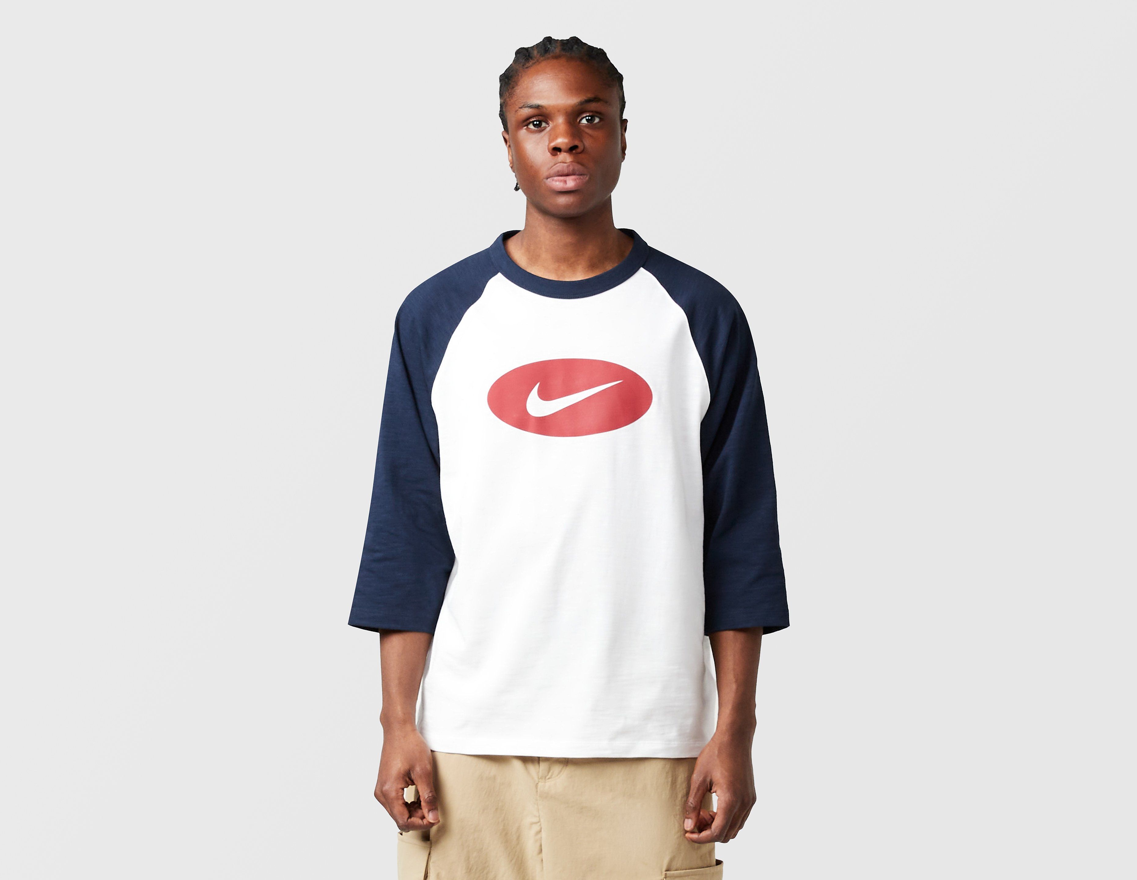 Nike Three Quarter Sleeve Raglan Top, blauw