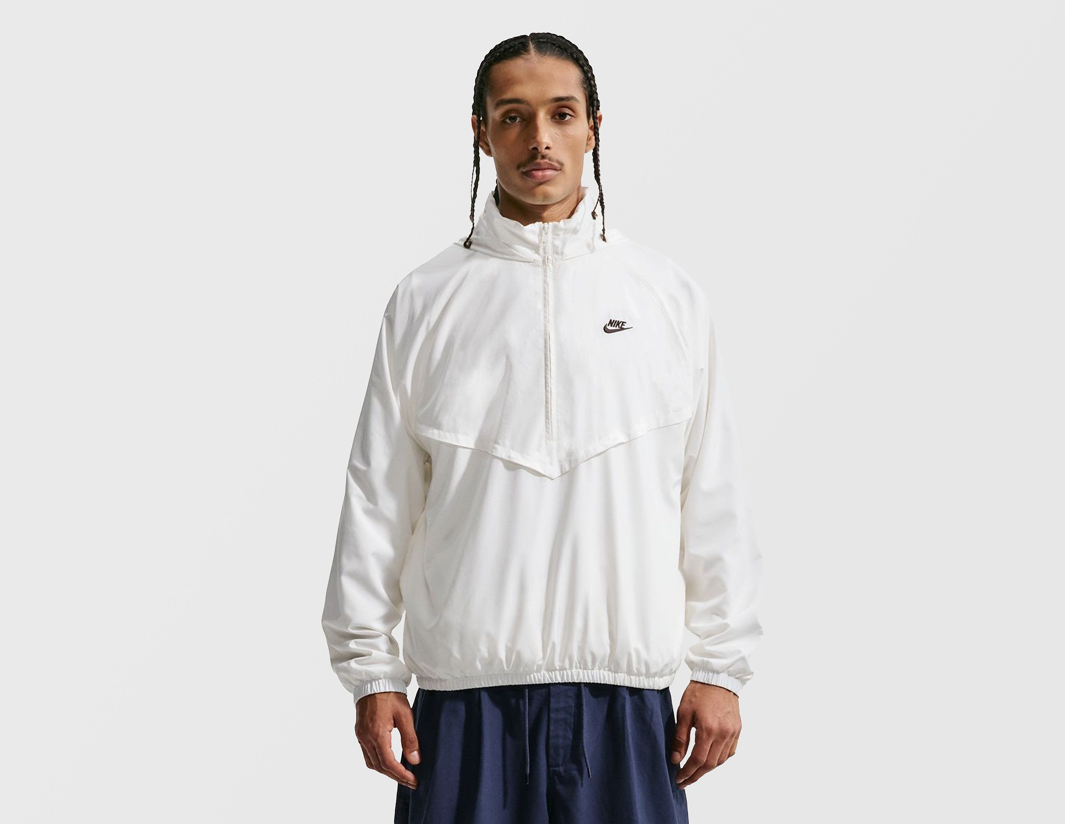 Nike Windrunner 1/2 Zip Jacket, blanco