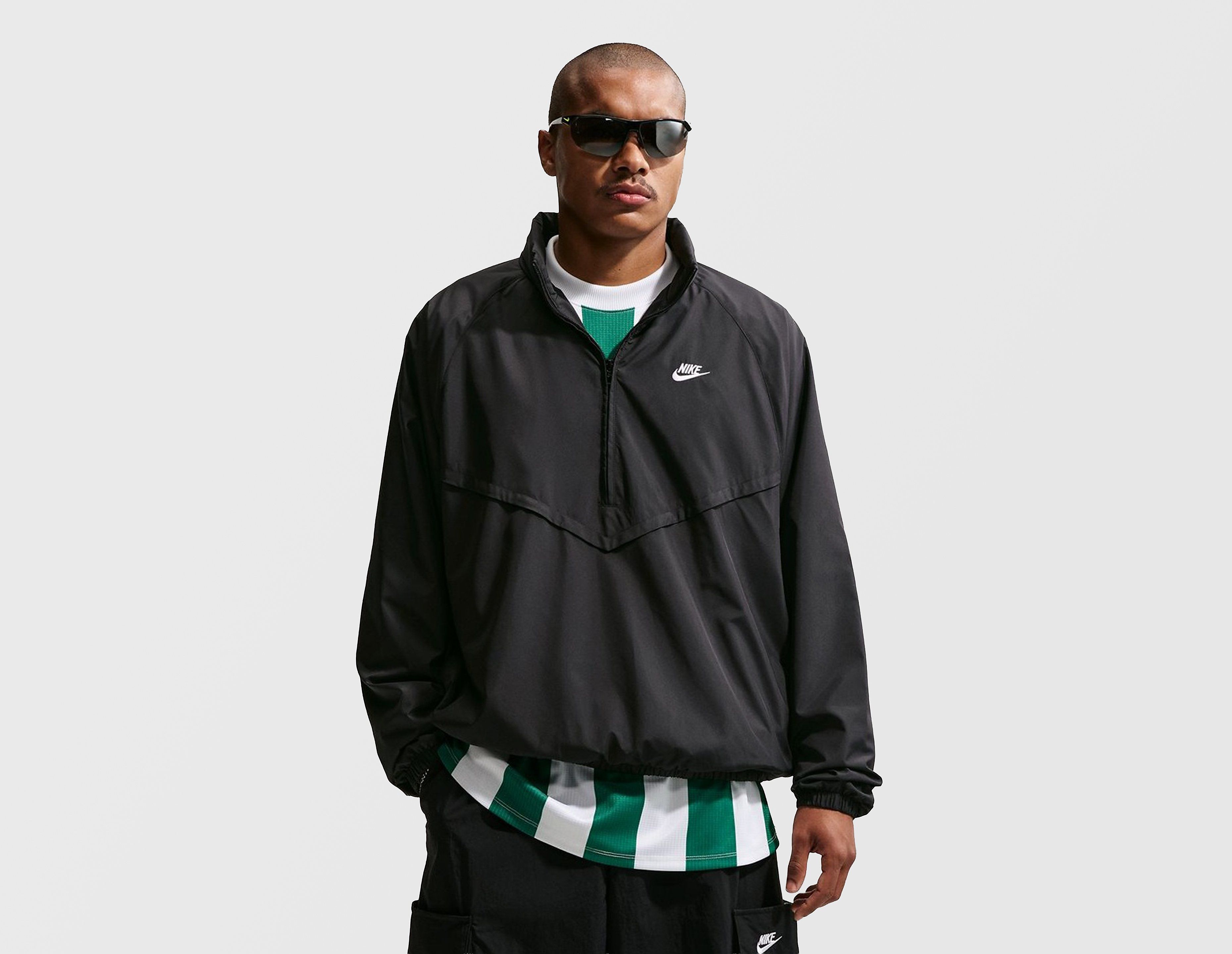 Nike Windrunner 1/2 Zip Jacket, negro