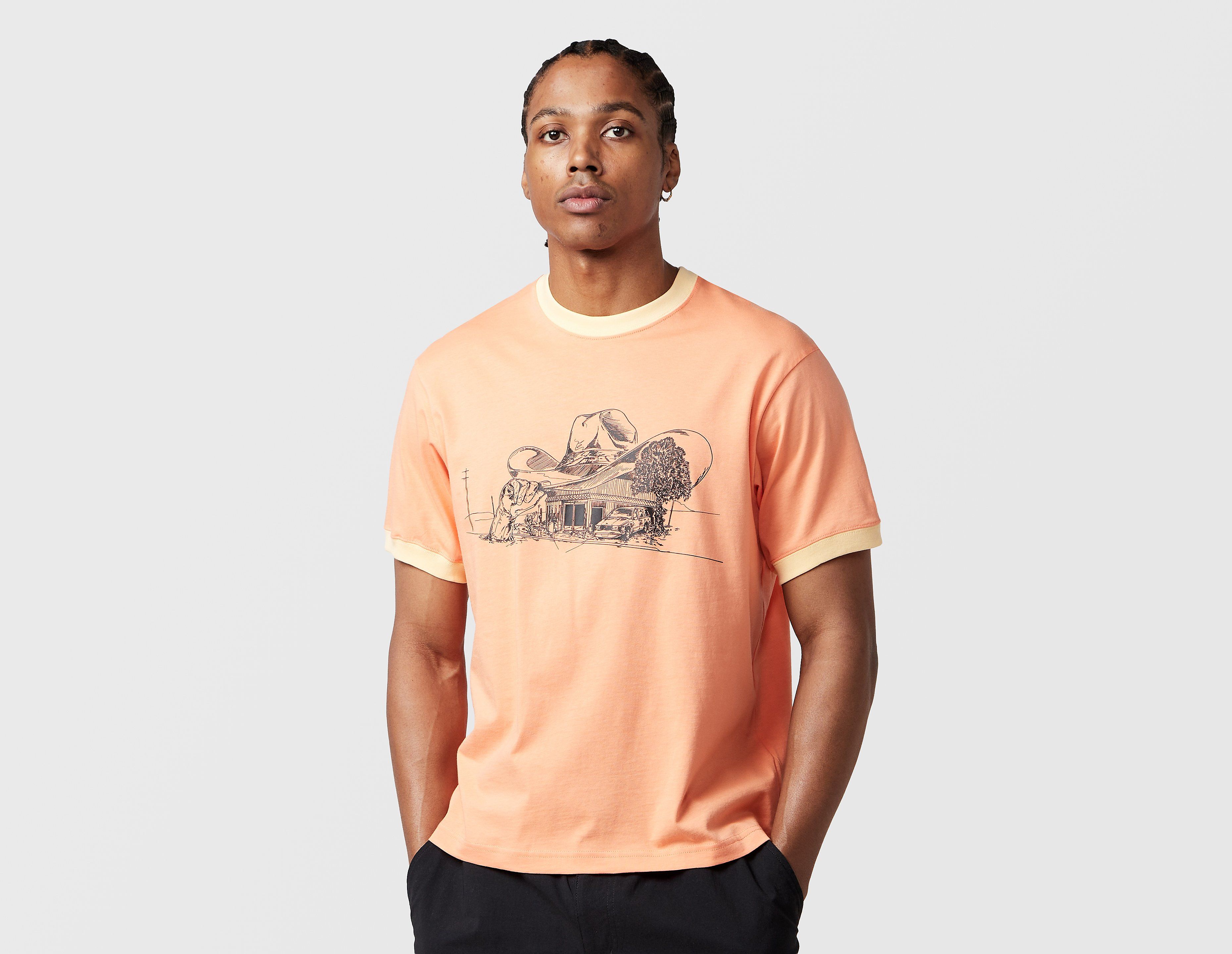 Nike SB Western Ringer T-Shirt, naranja
