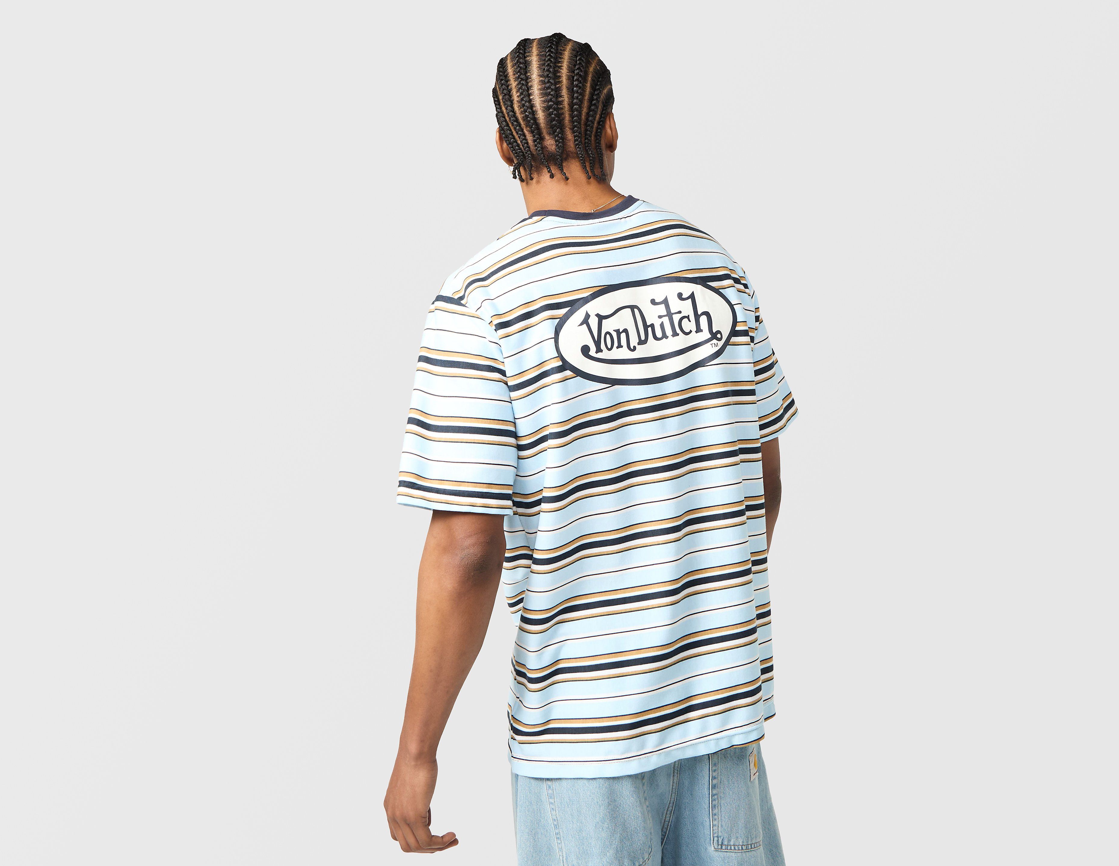 Von Dutch Stripe T-Shirt, blauw