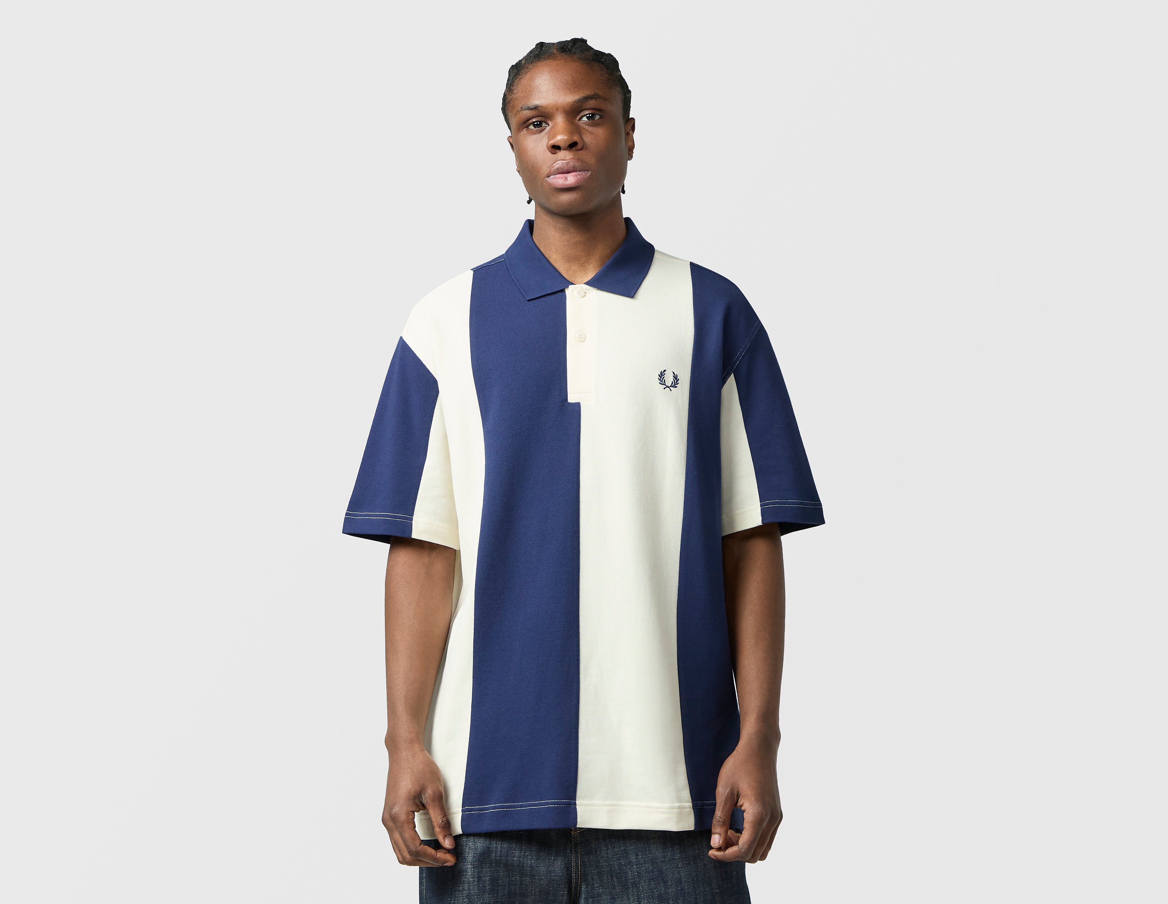 Fred Perry C&S Panel Polo Shirt, azul