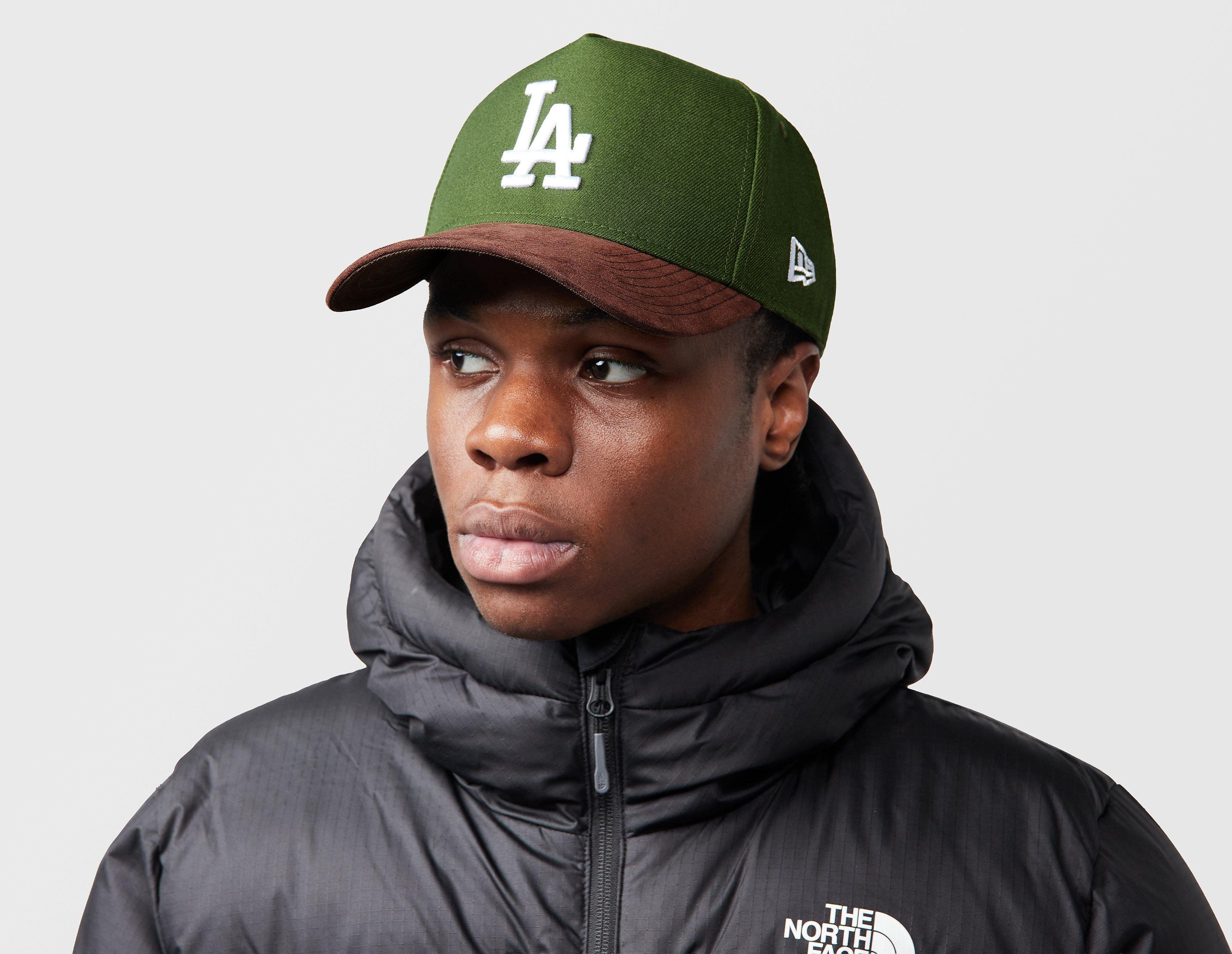 New+Era+LA+Dodgers+Suede+Visor+9FORTY+E-Frame+Cap,+vert