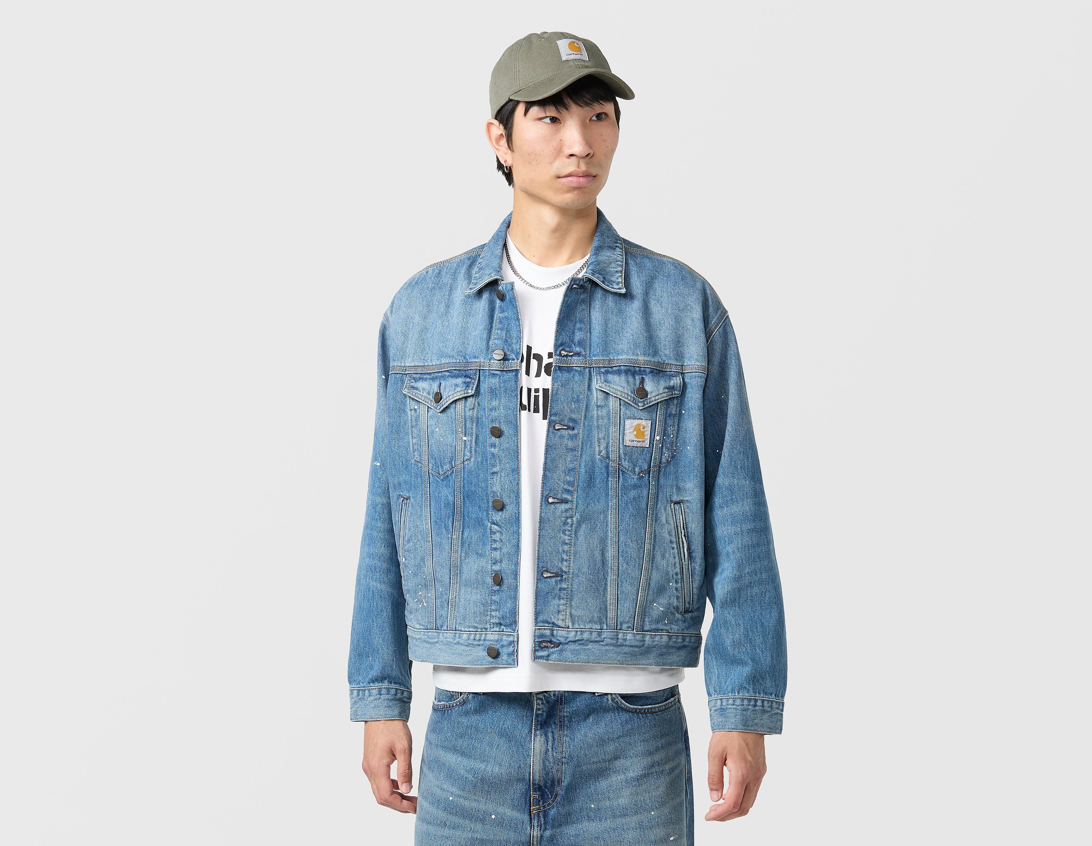 Carhartt WIP Paint Splatter Helston Jacket, blauw