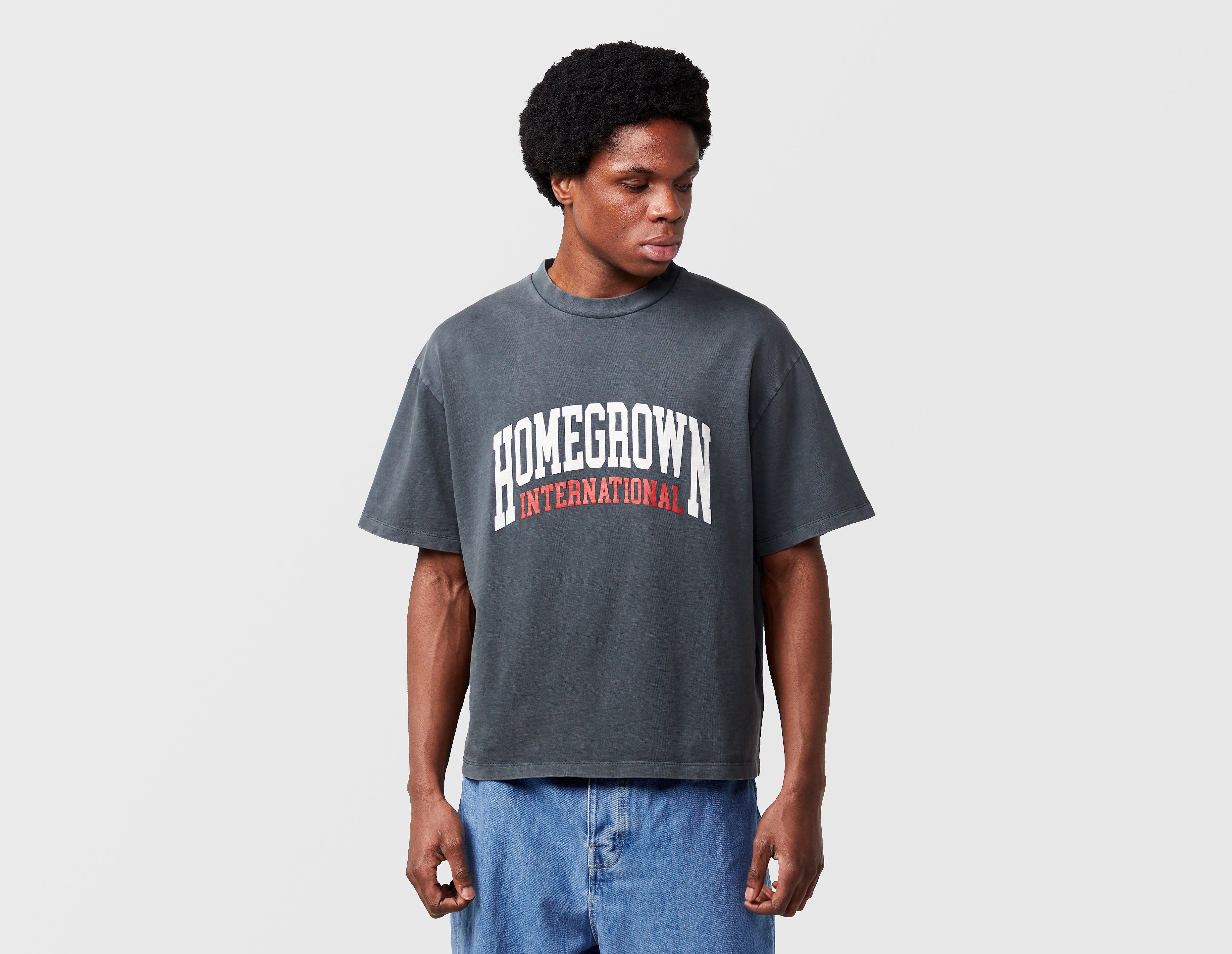 Home Grown International Ringer T-Shirt, gris