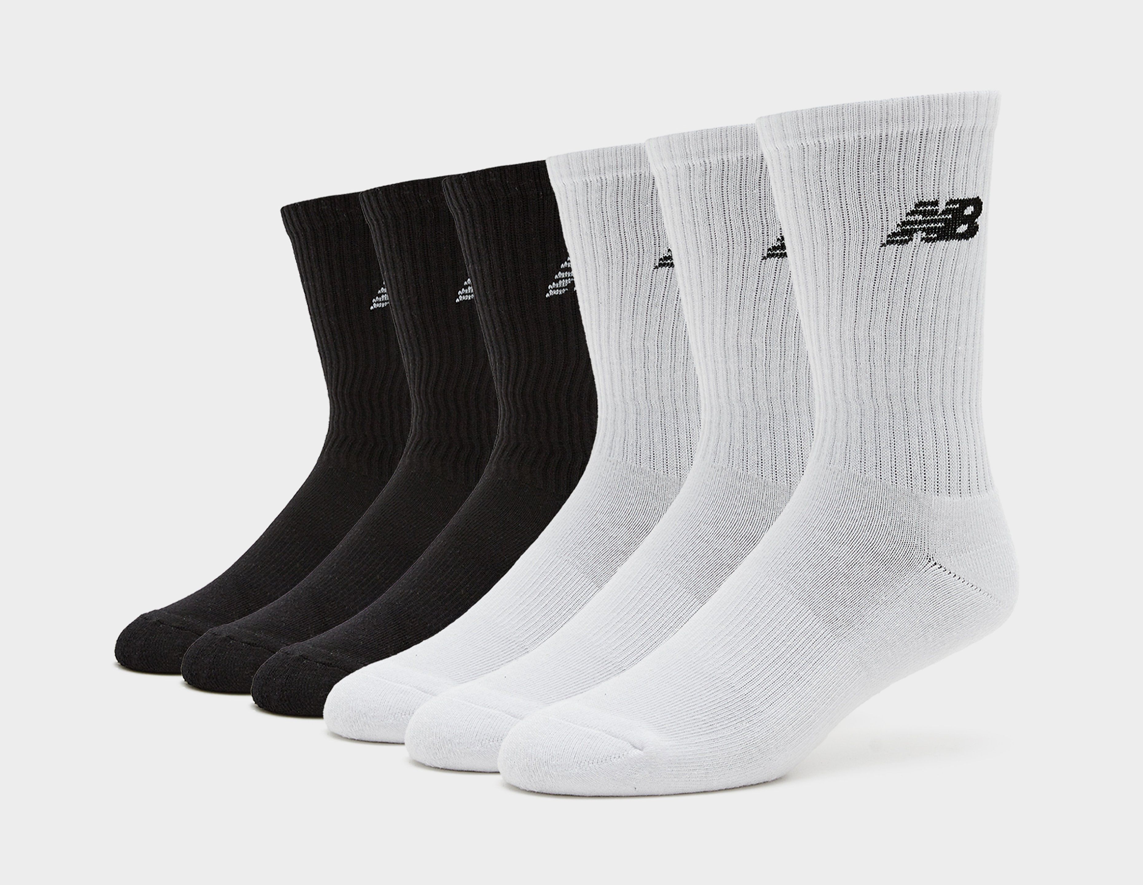 New Balance 6-Pack Everyday Crew Socks, multicolor