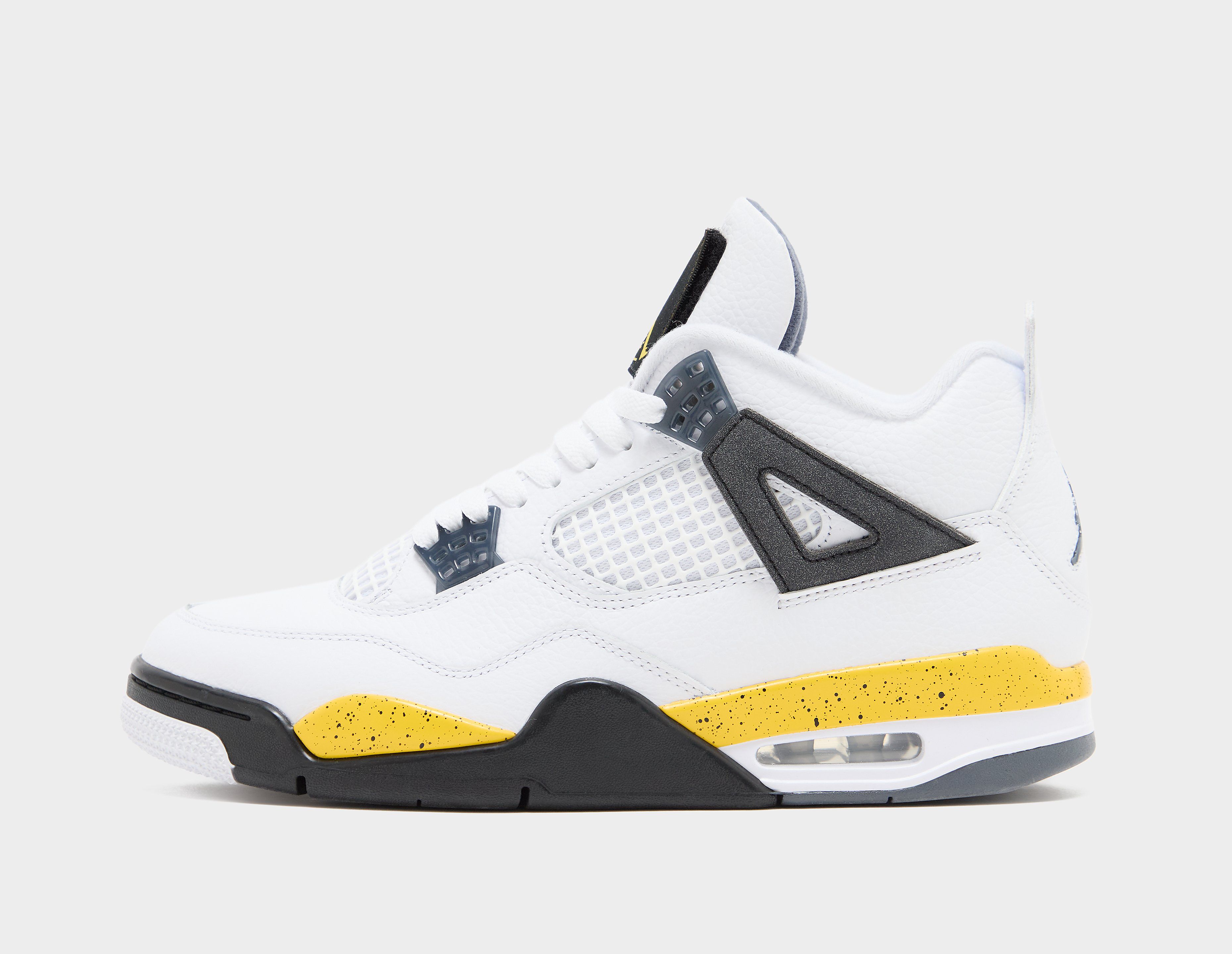 Jordan Air 4 Retro 'Tour Yellow' - Wit- Heren, Wit 44