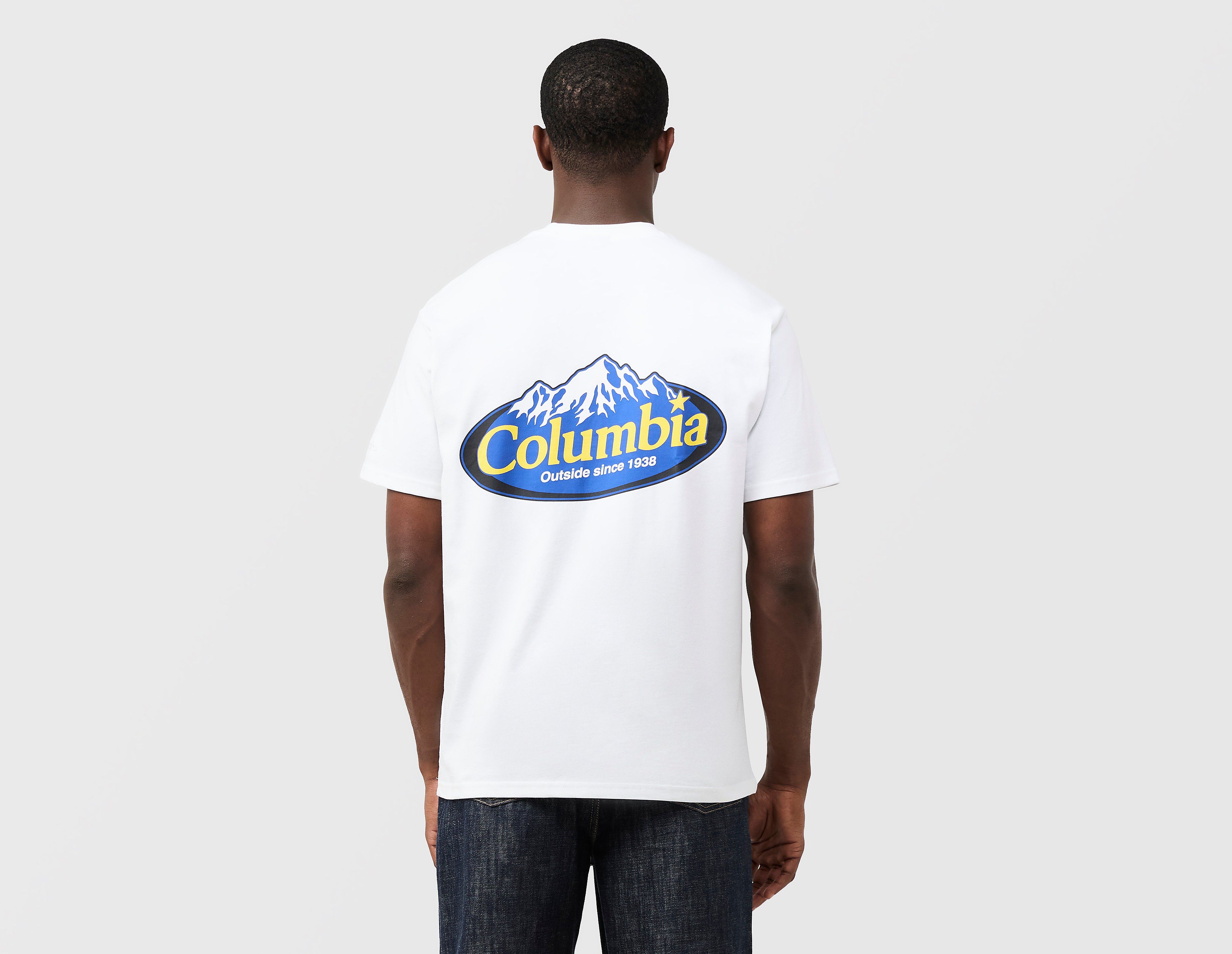 Columbia Snowy Peaks Heavy T-Shirt, wit
