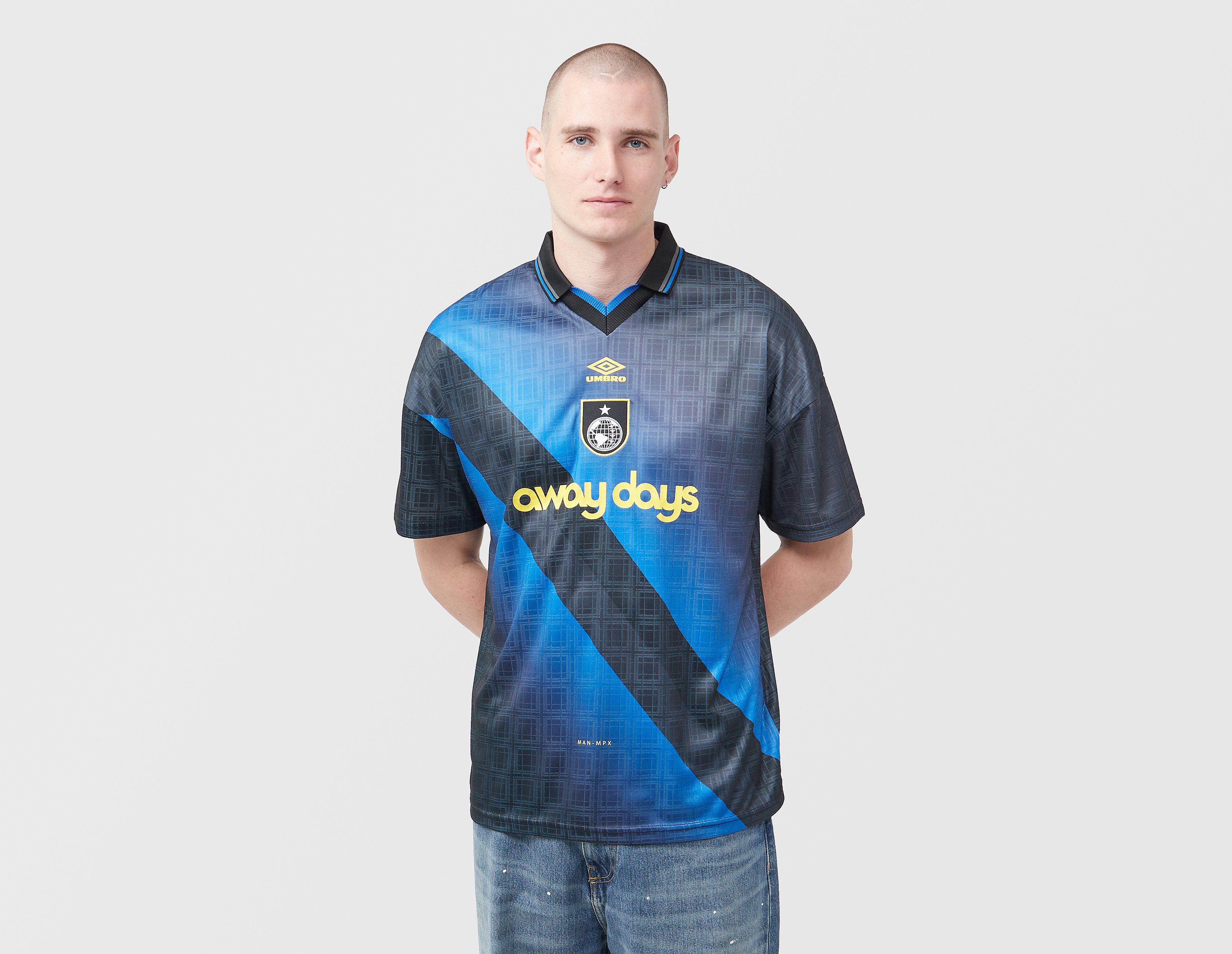 Umbro Sports Culture Printed Football Jersey, blauw