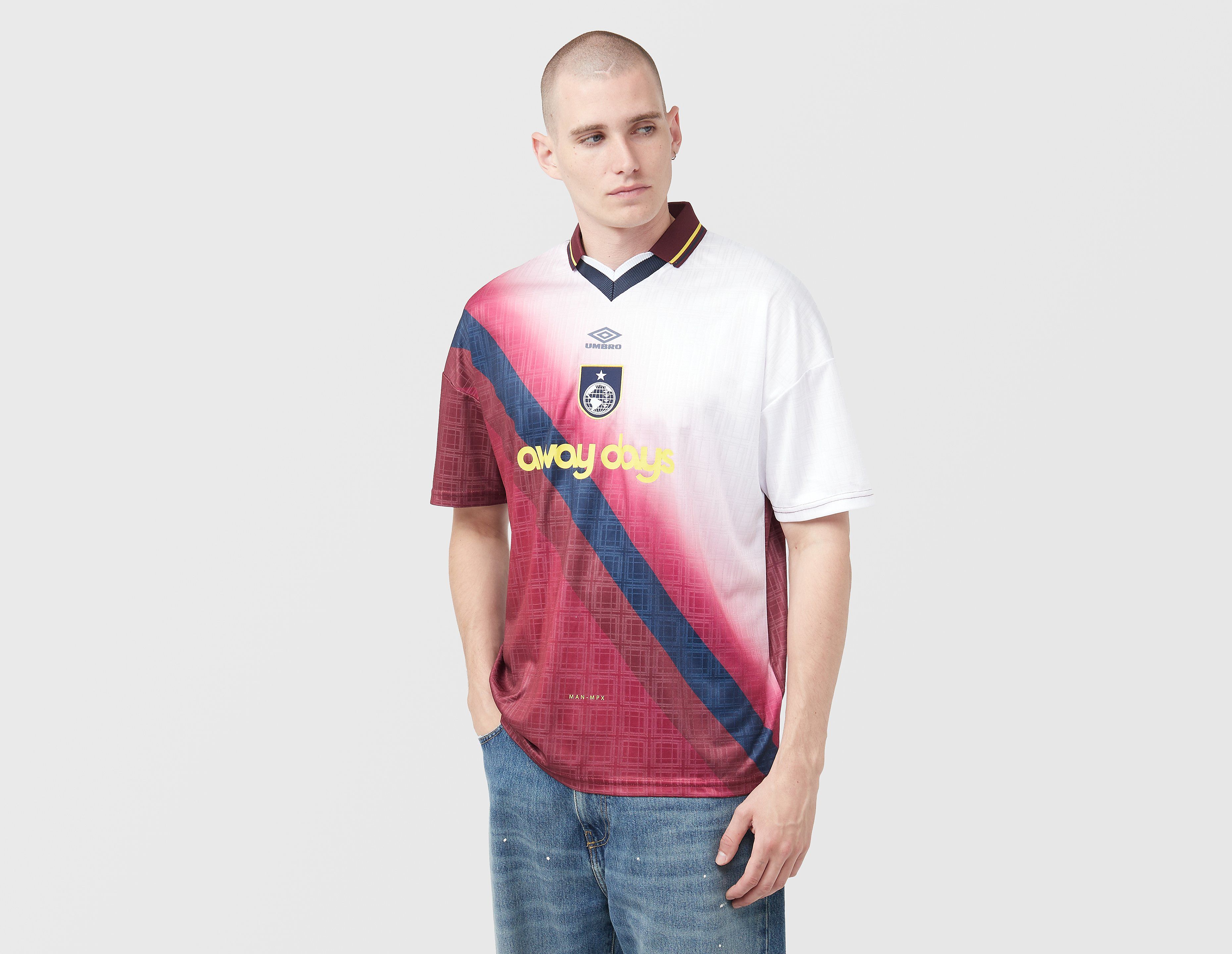 Umbro Sports Culture Printed Football Jersey, rood