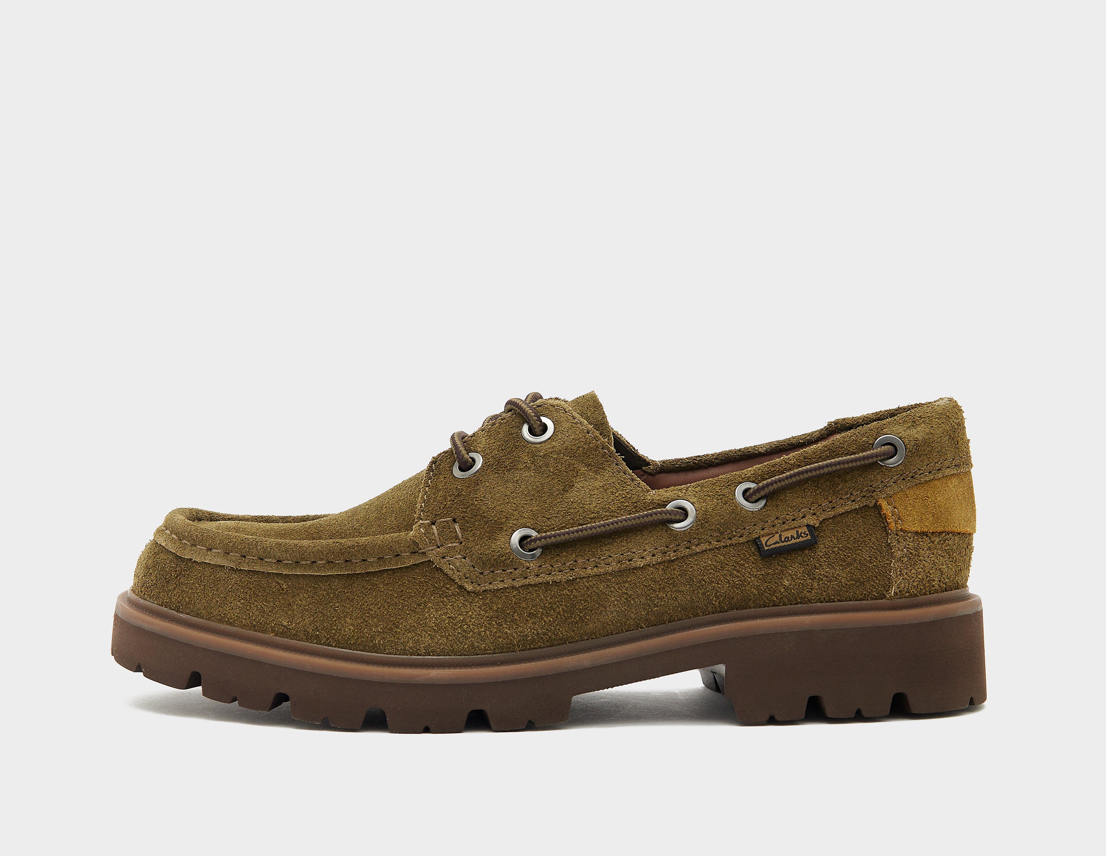 Clarks Originals Cleyhill Boat Shoe, vert