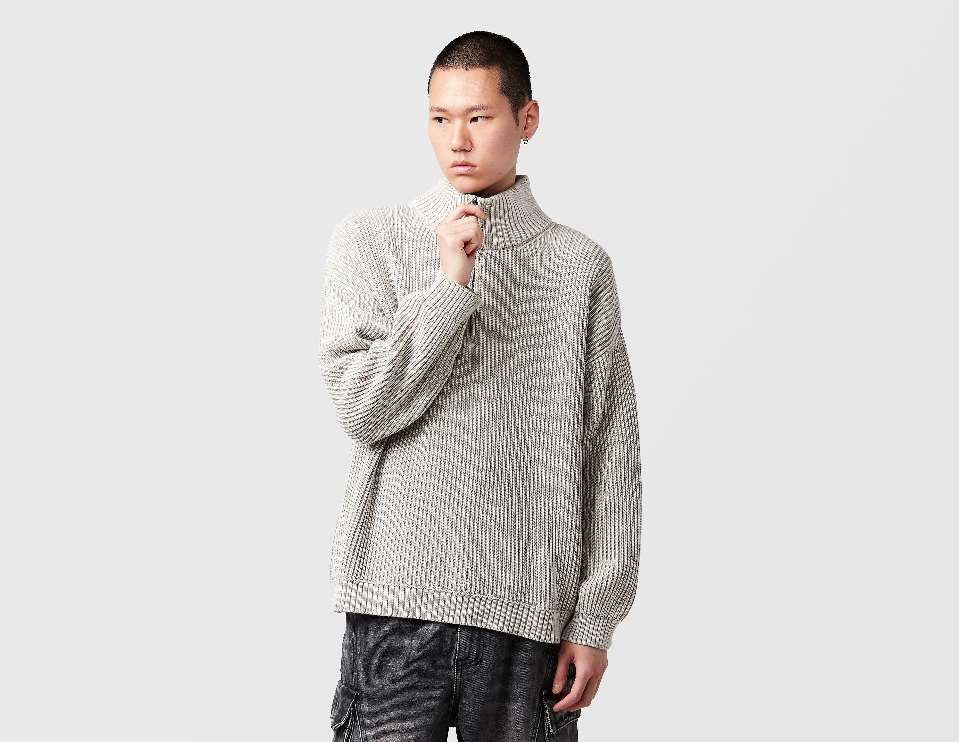 Alte Systems Ledger 1/4 Zip Knit, beige