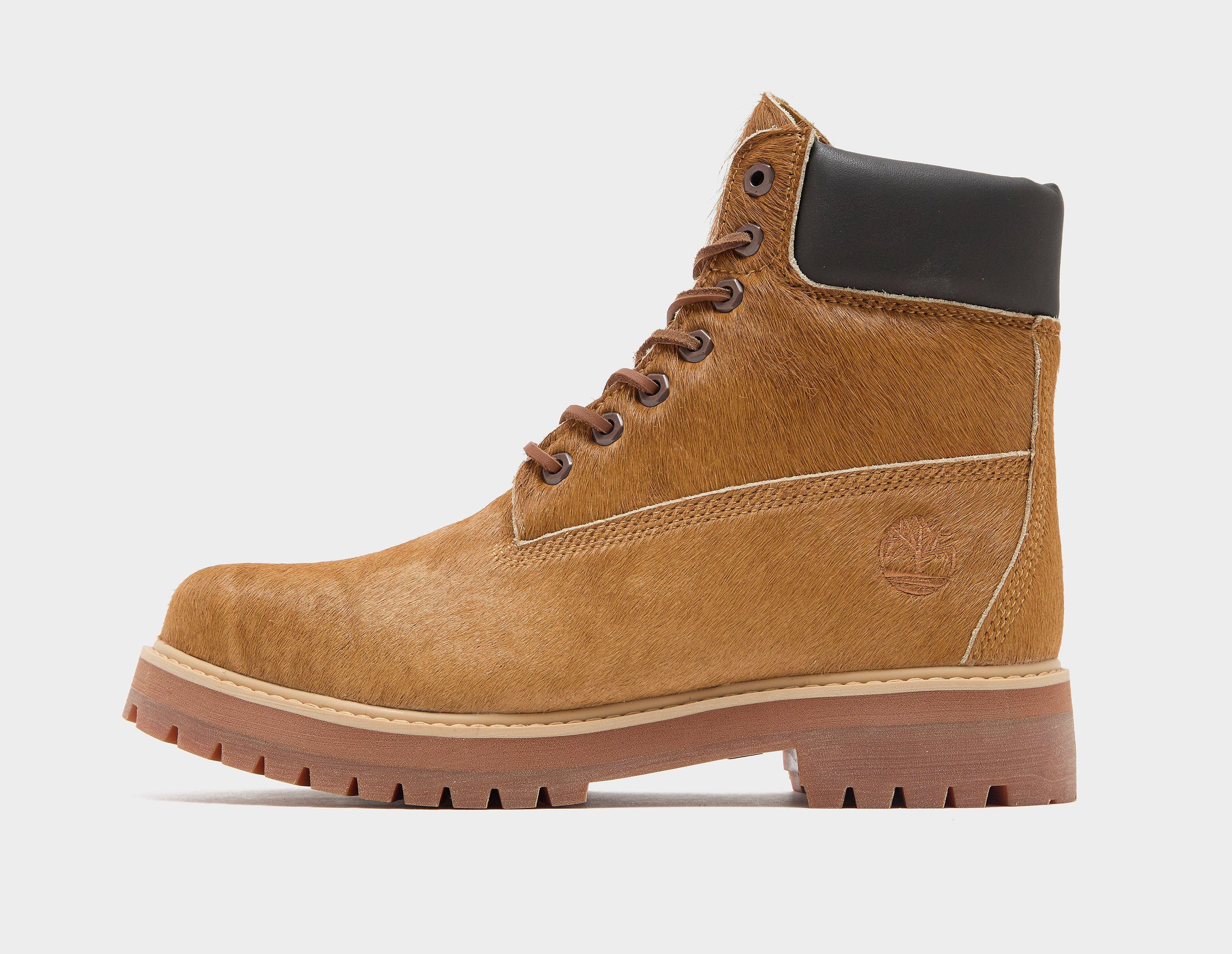Timberland 6 Inch Premium Boots Pony Hair, marron