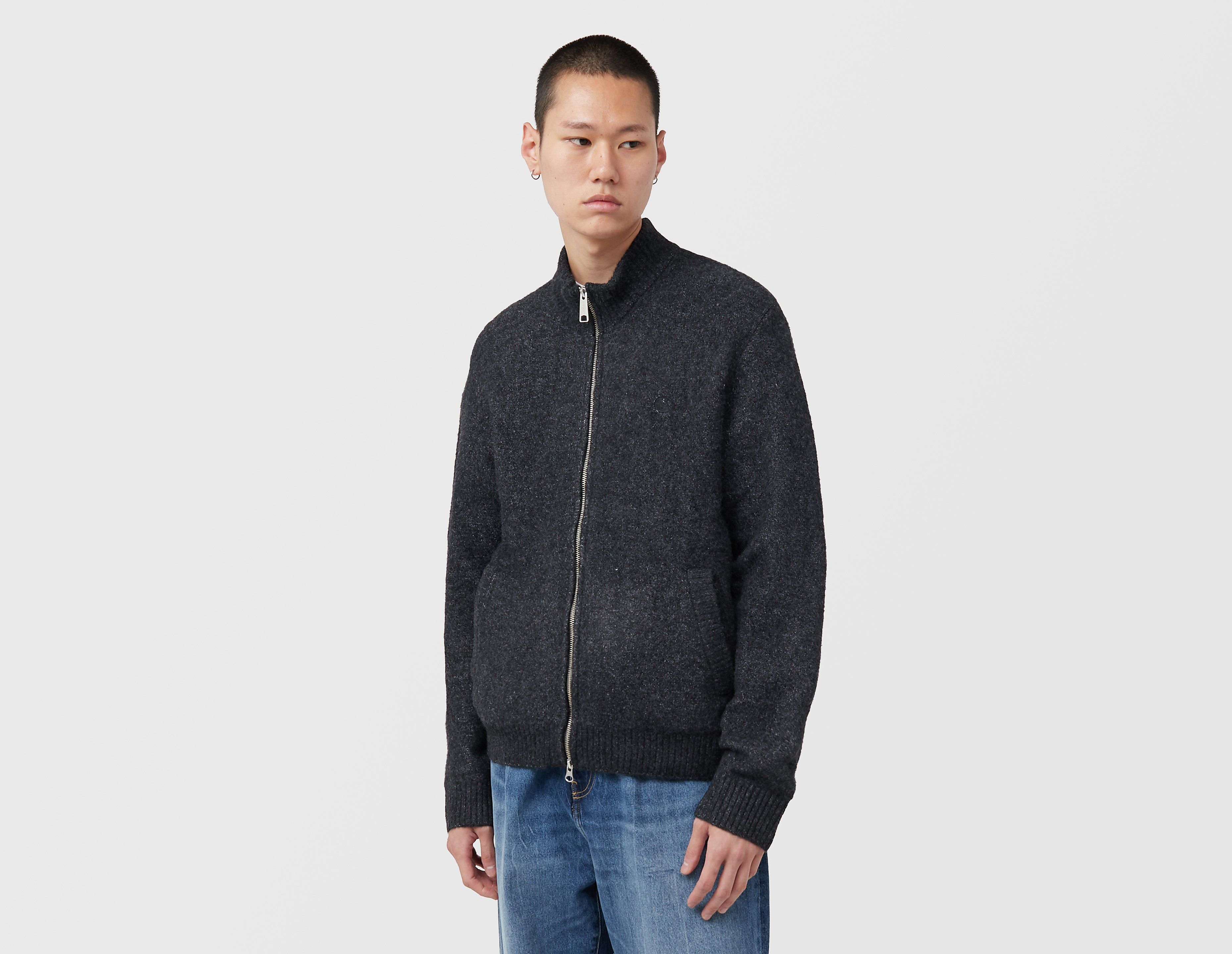 Carhartt WIP Curtis Sweater Jacket, zwart