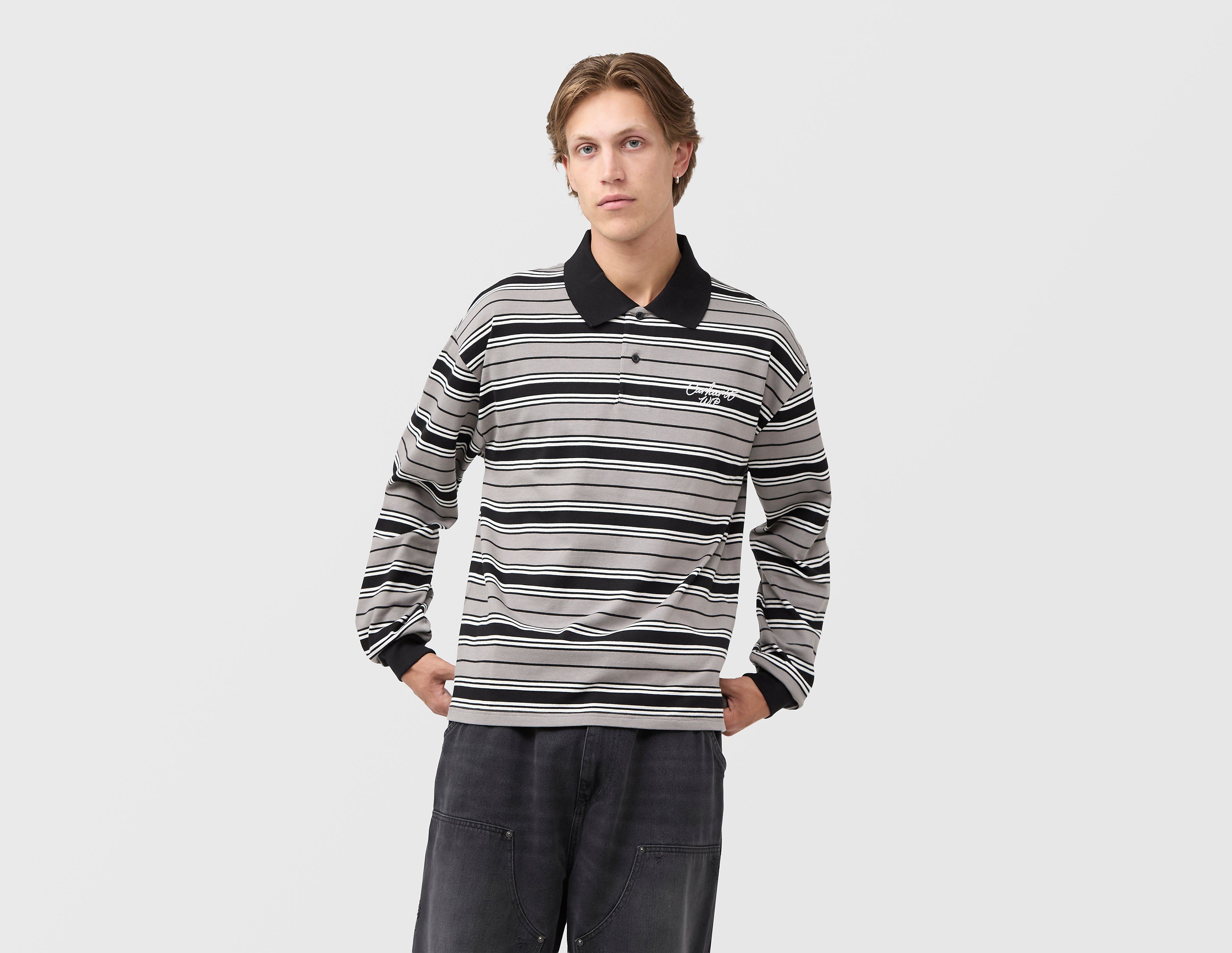 Carhartt WIP Devitt Rugby Shirt, grijs