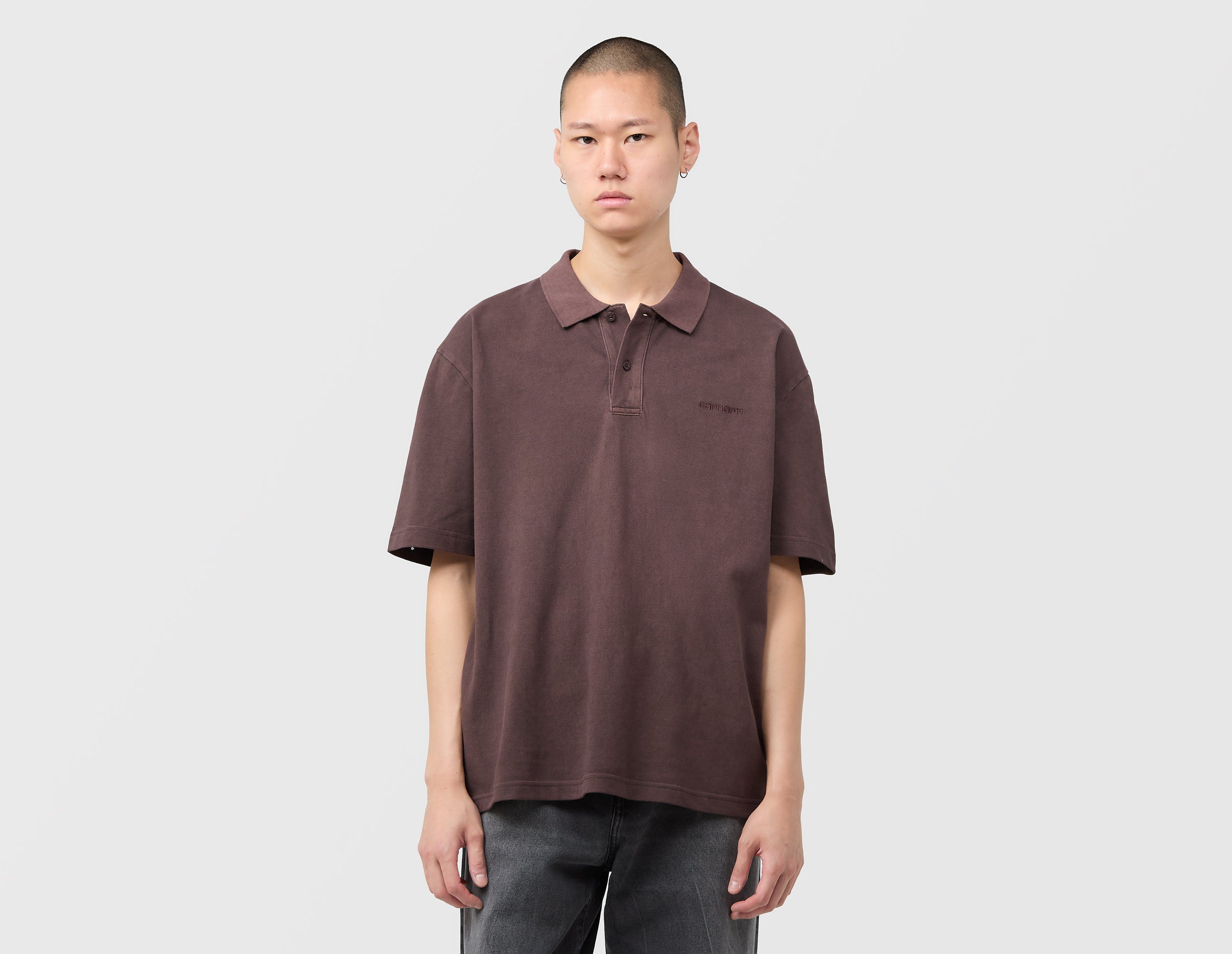 Carhartt WIP Wayne Polo, bruin