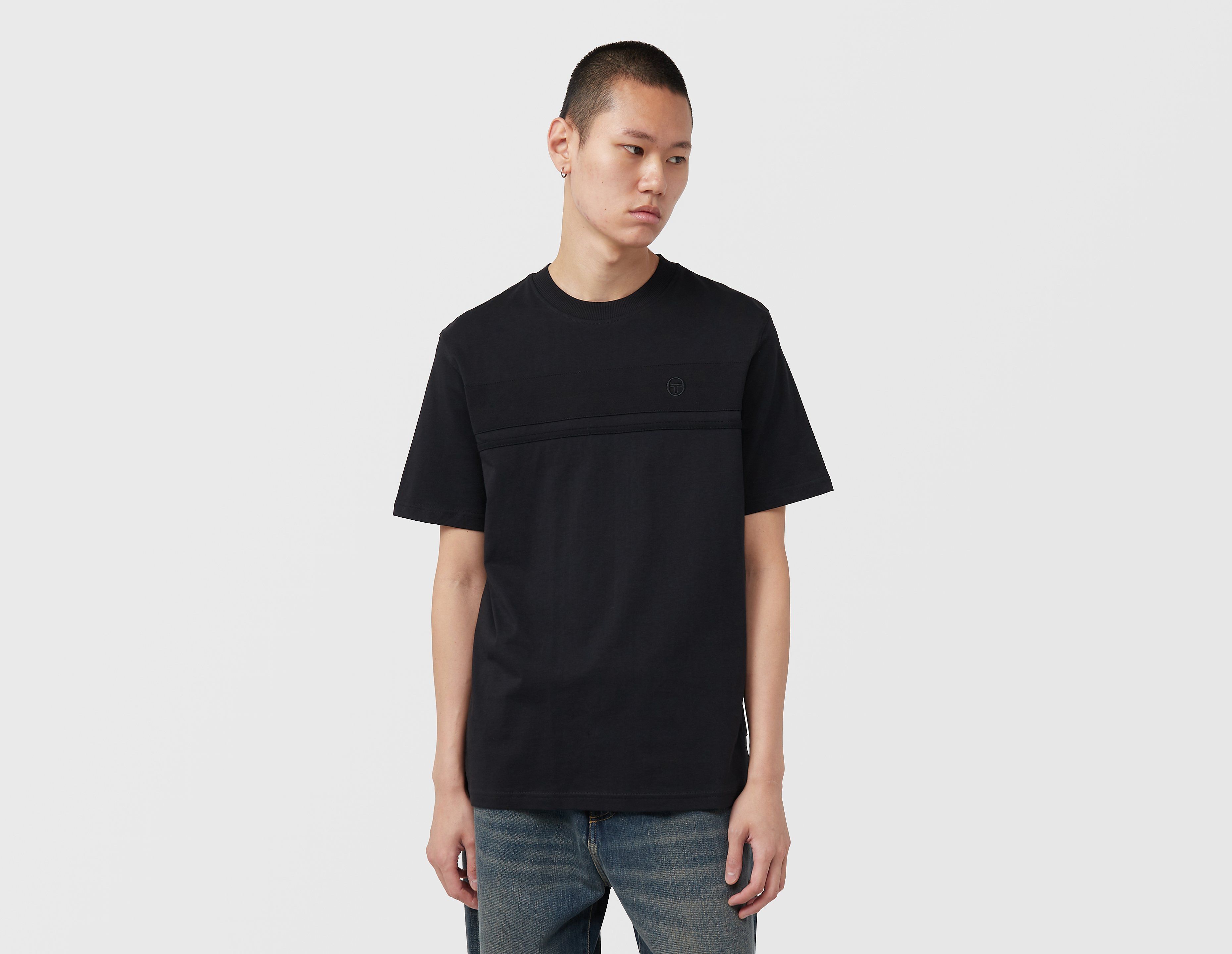 Sergio Tacchini Tonal Dama T-Shirt, zwart