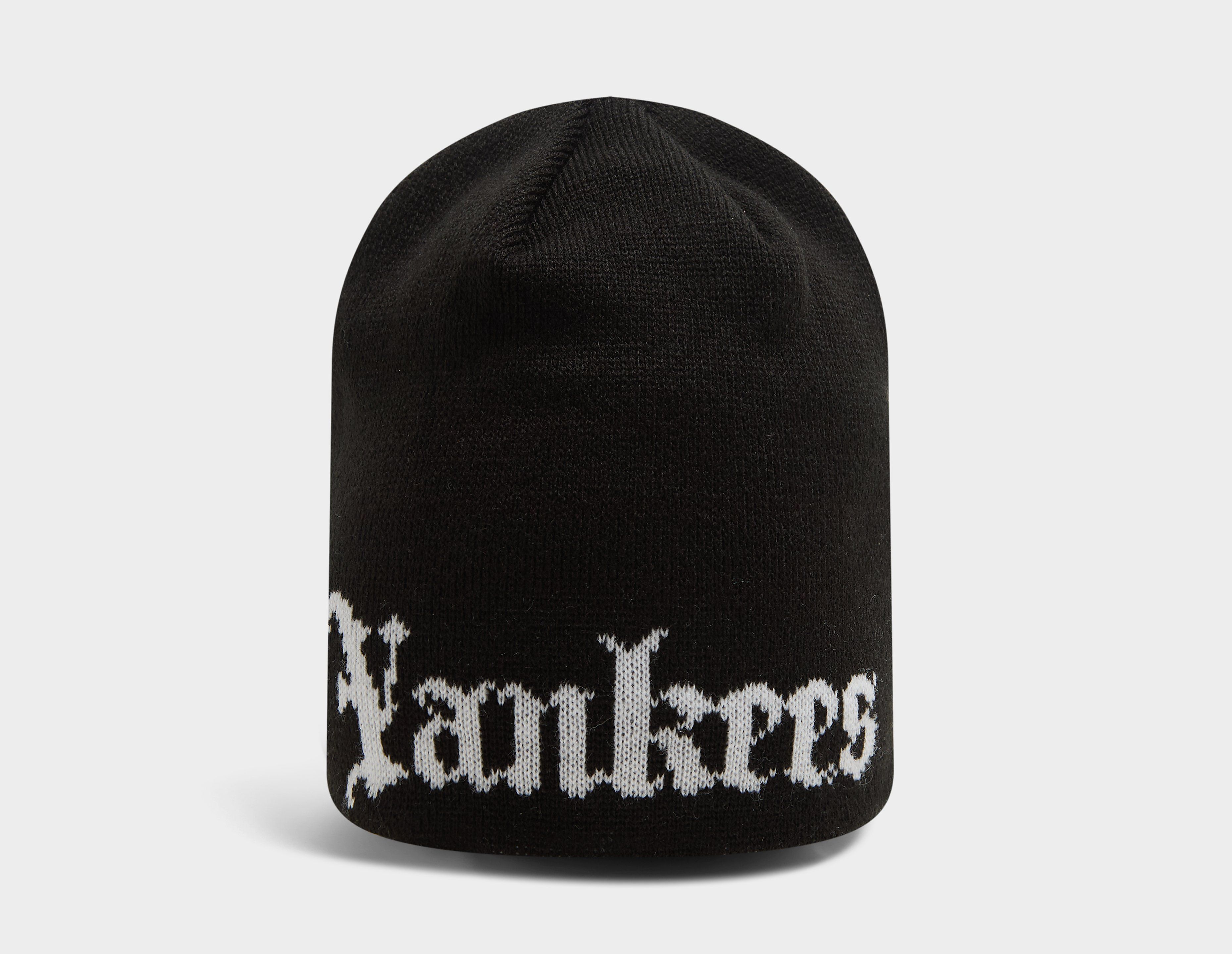 New era New York Yankees MLB Script Skull Knit Beanie, zwart