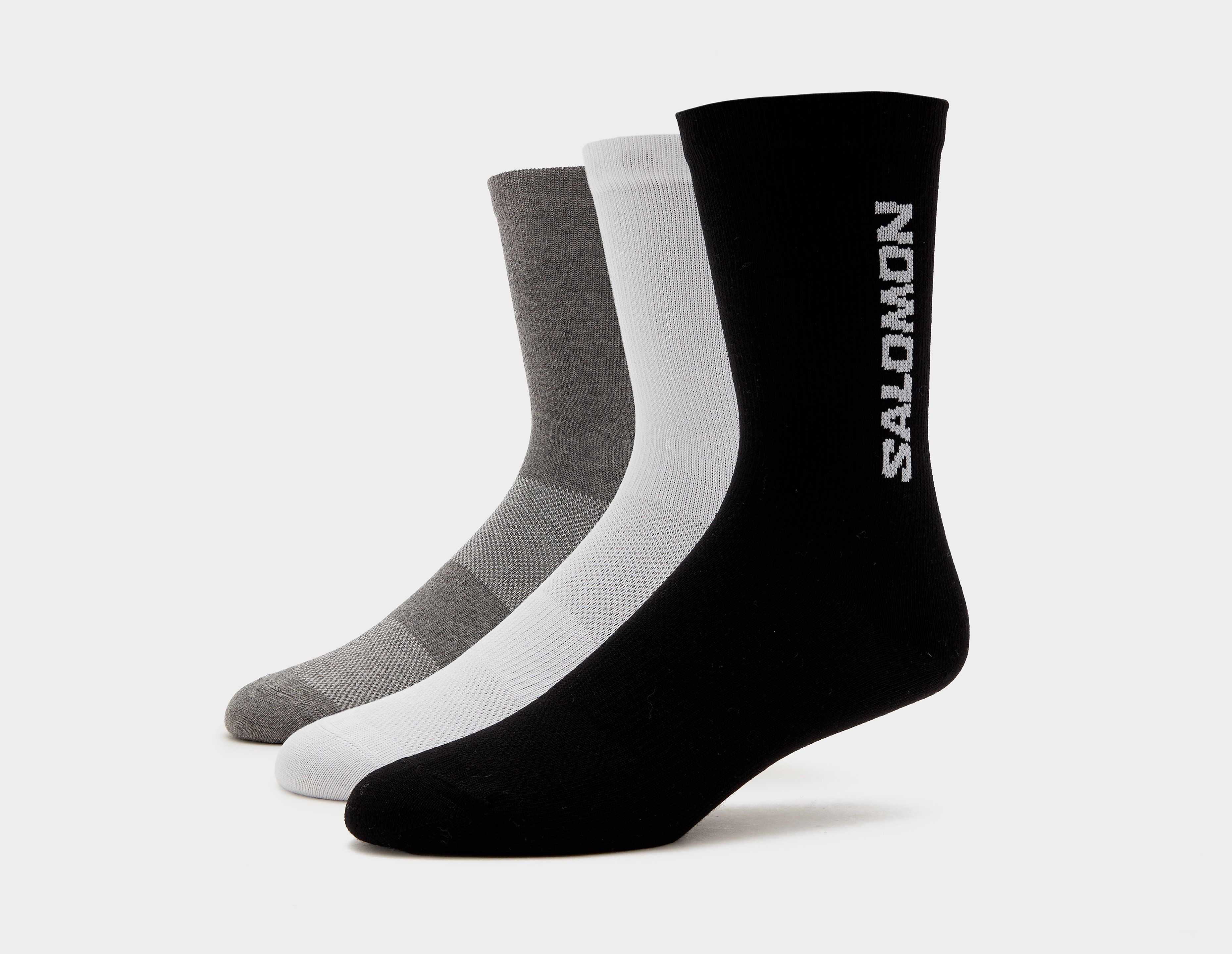 Salomon Everyday Lite 3-Pack Crew Socks, multicolor