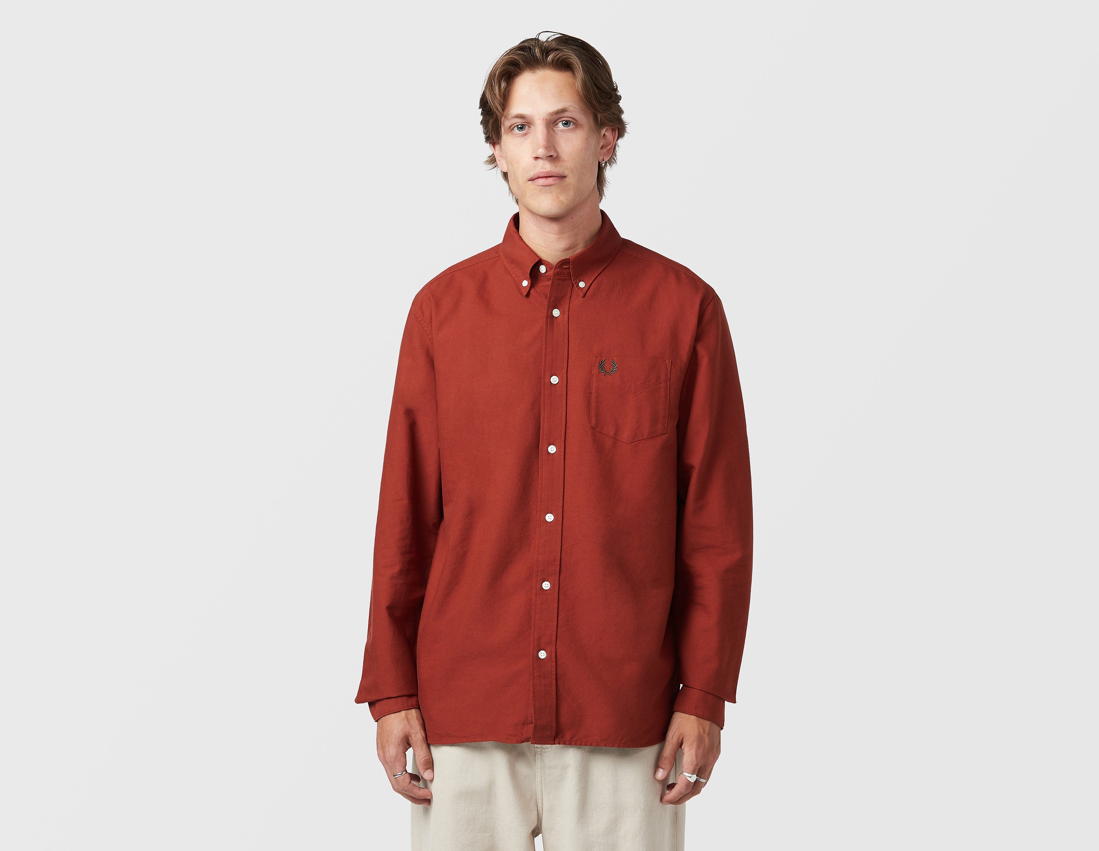 Fred Perry Oxford Shirt, bruin