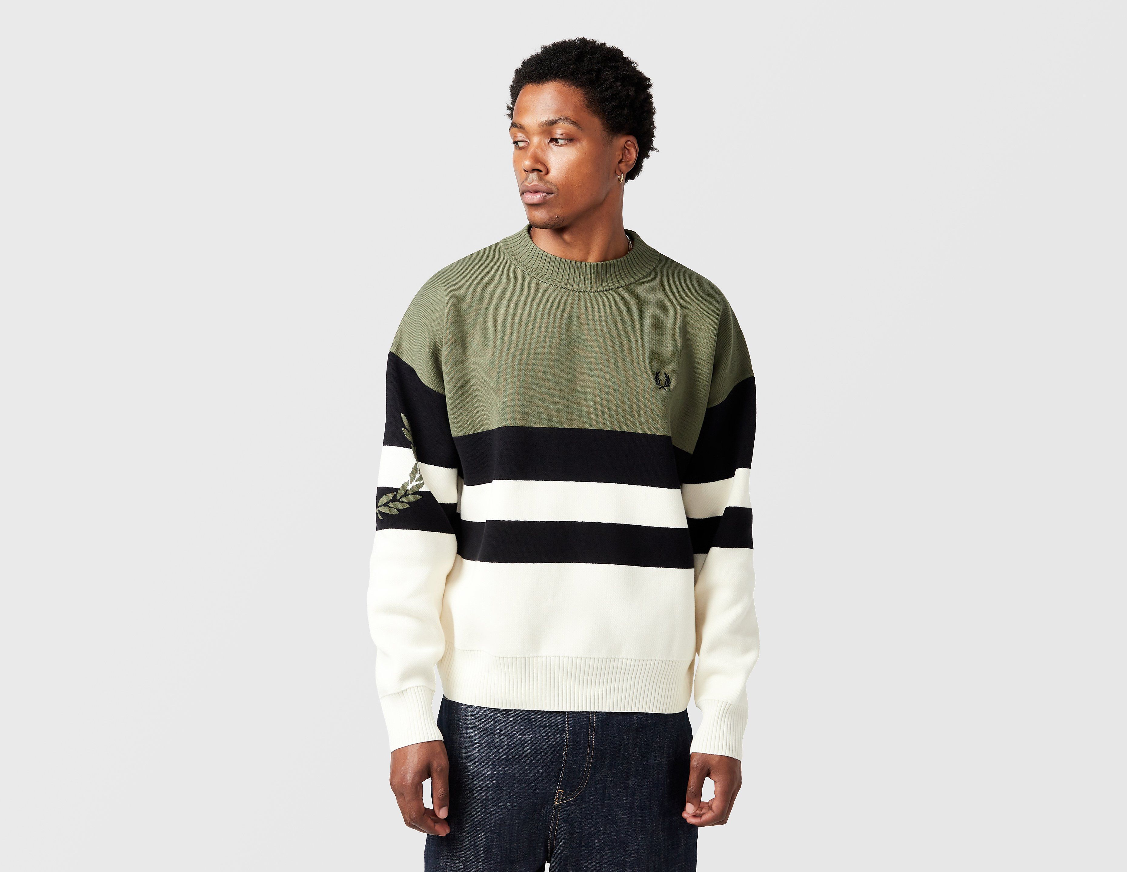 Fred Perry Tipped Graphic Trui, meerkleurig