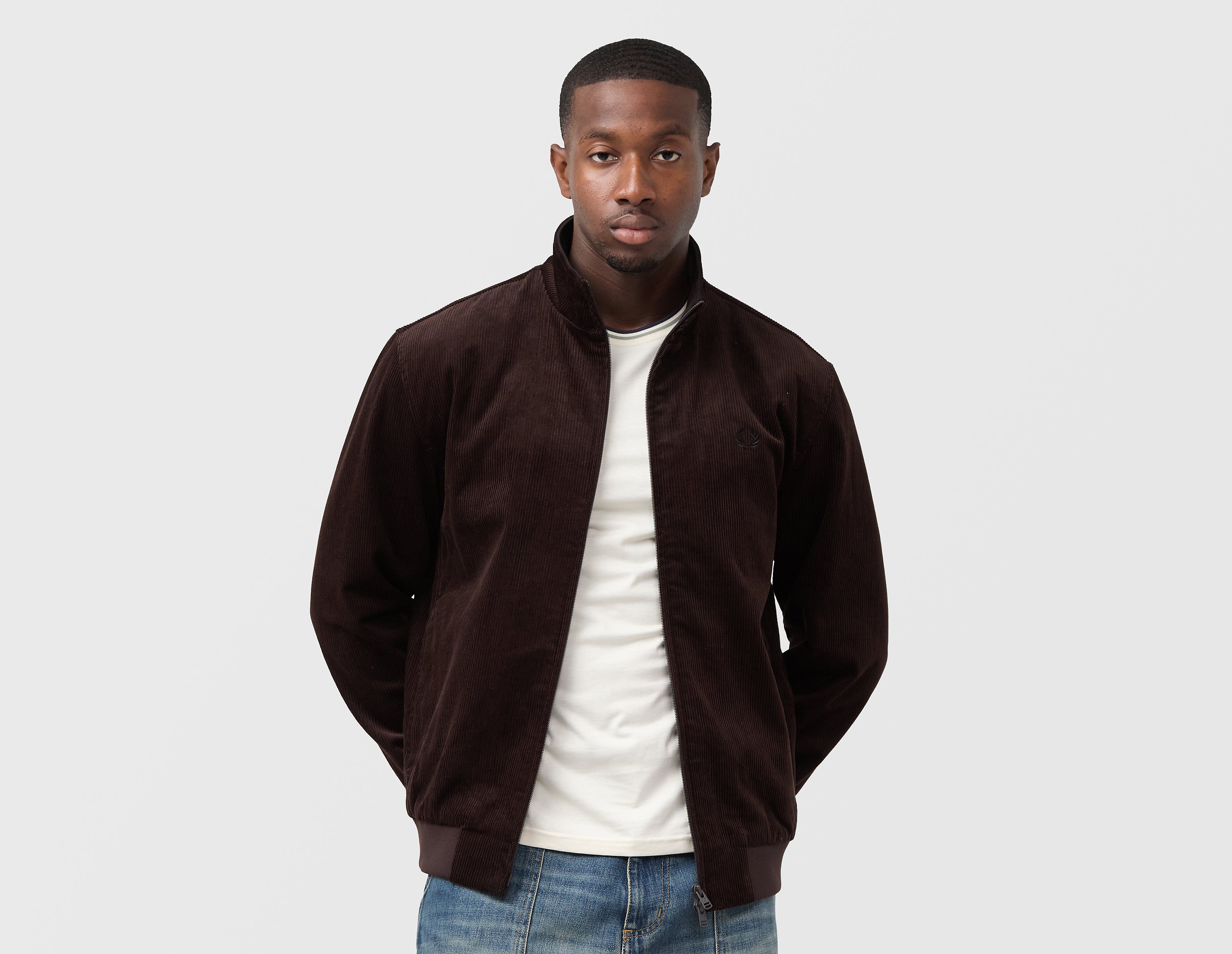 Fred Perry Cord Brentham Jacket, bruin