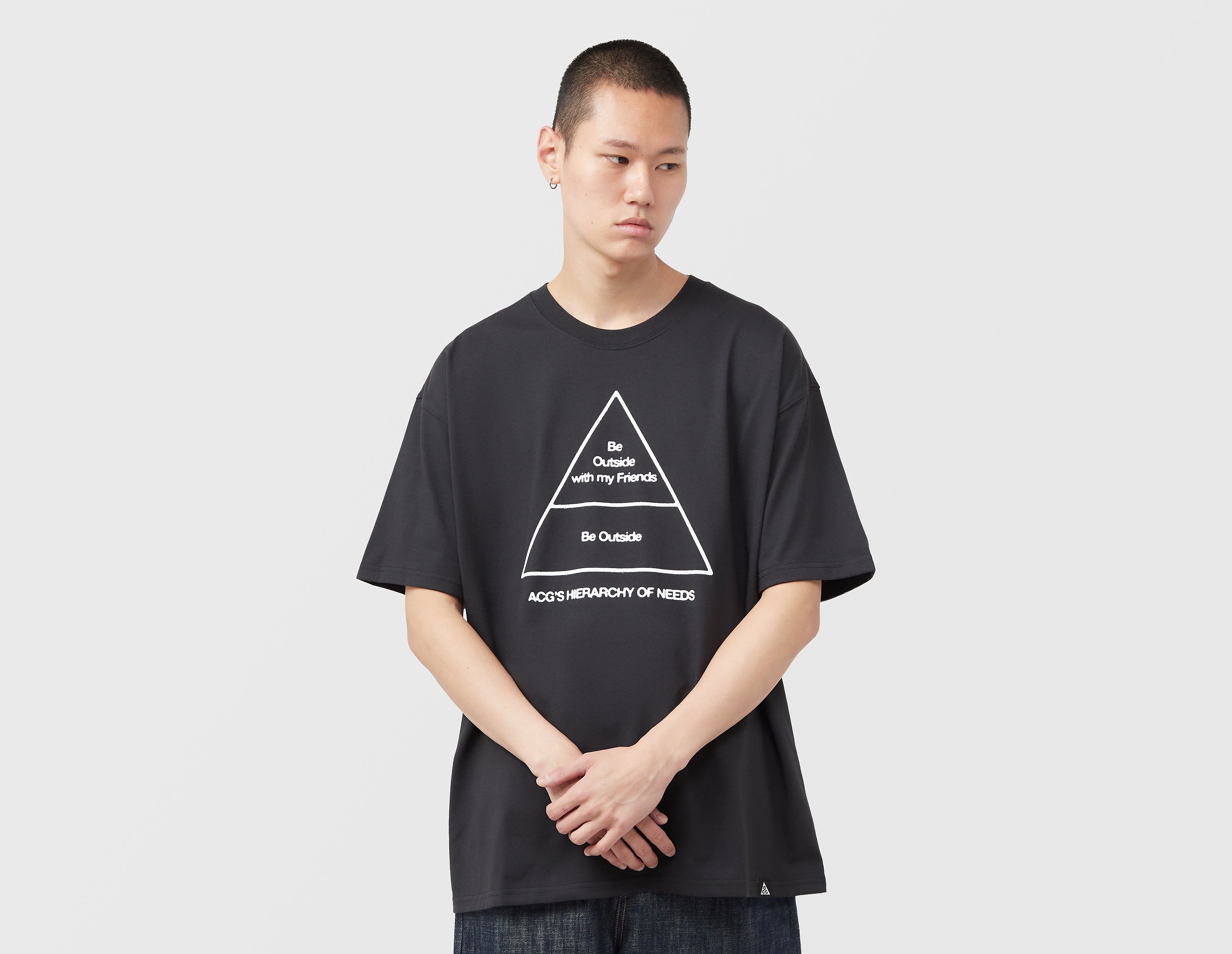 Nike ACG Dri-FIT Hierarchy T-Shirt, zwart