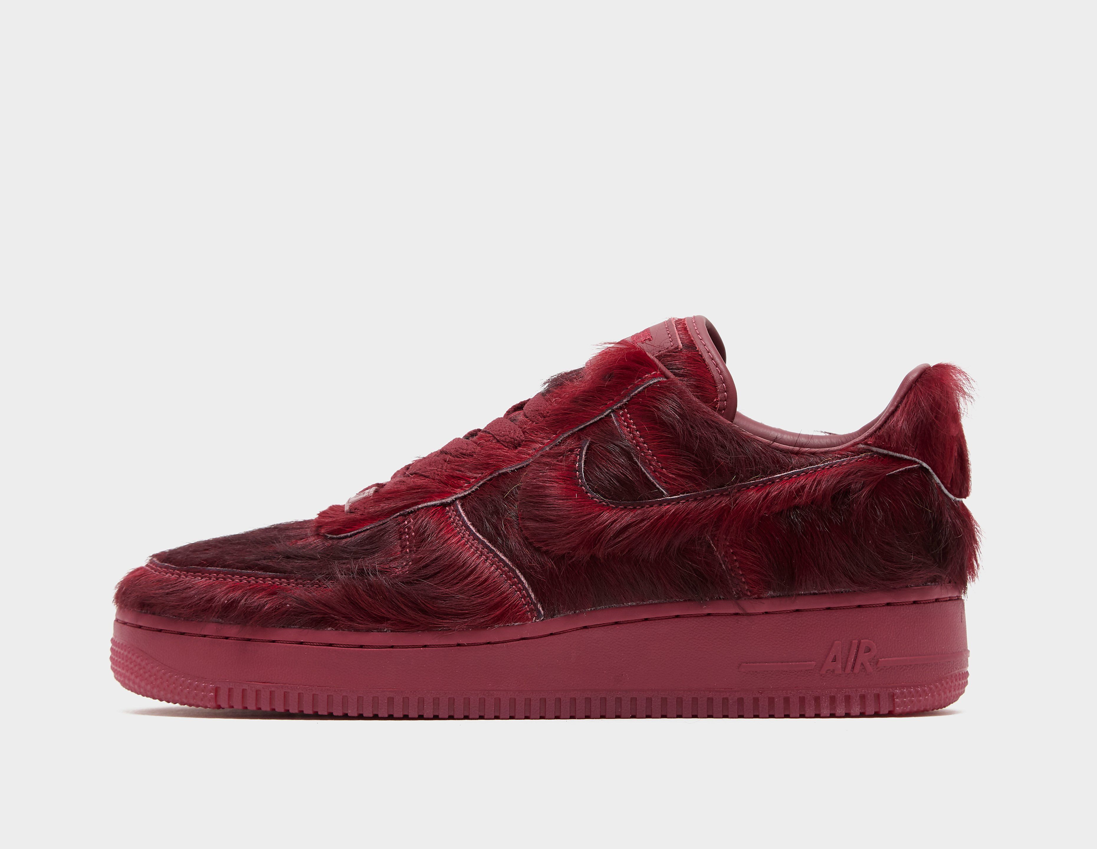 Nike Air Force 1 Low Fur, rouge