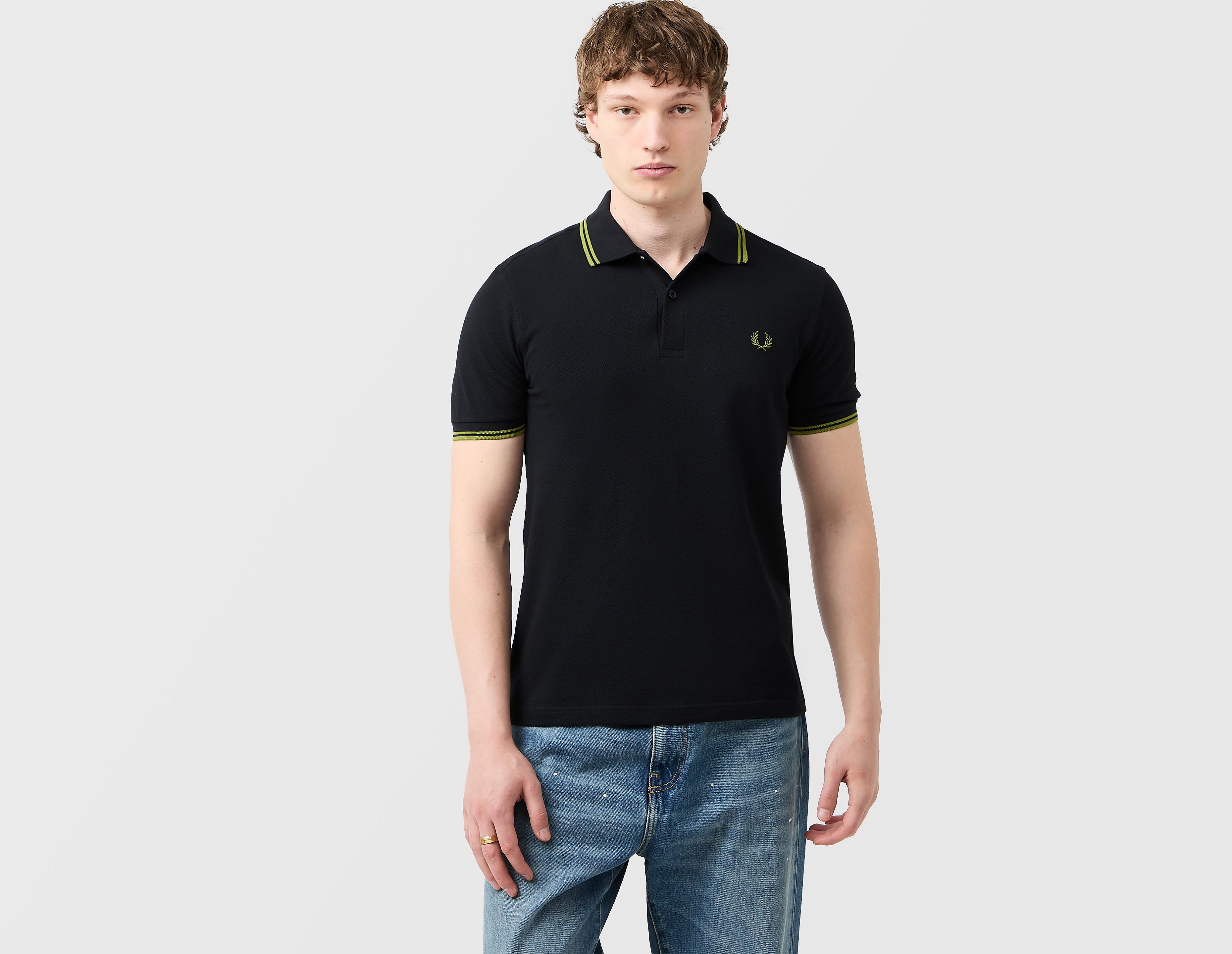 Fred Perry Twin Tipped Polo, zwart