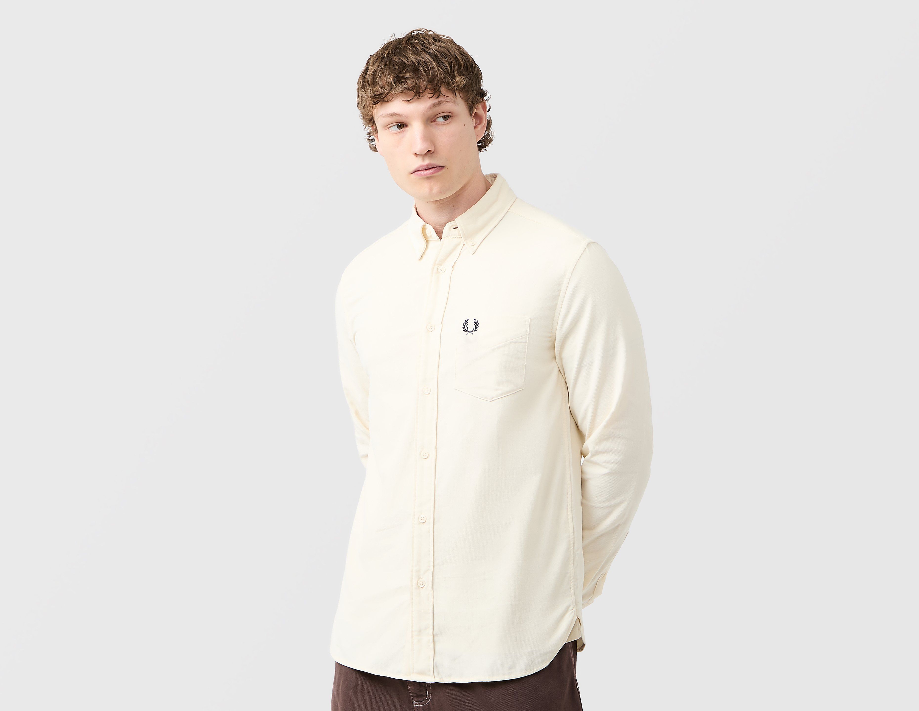 Fred Perry Needle Cord Shirt, beige